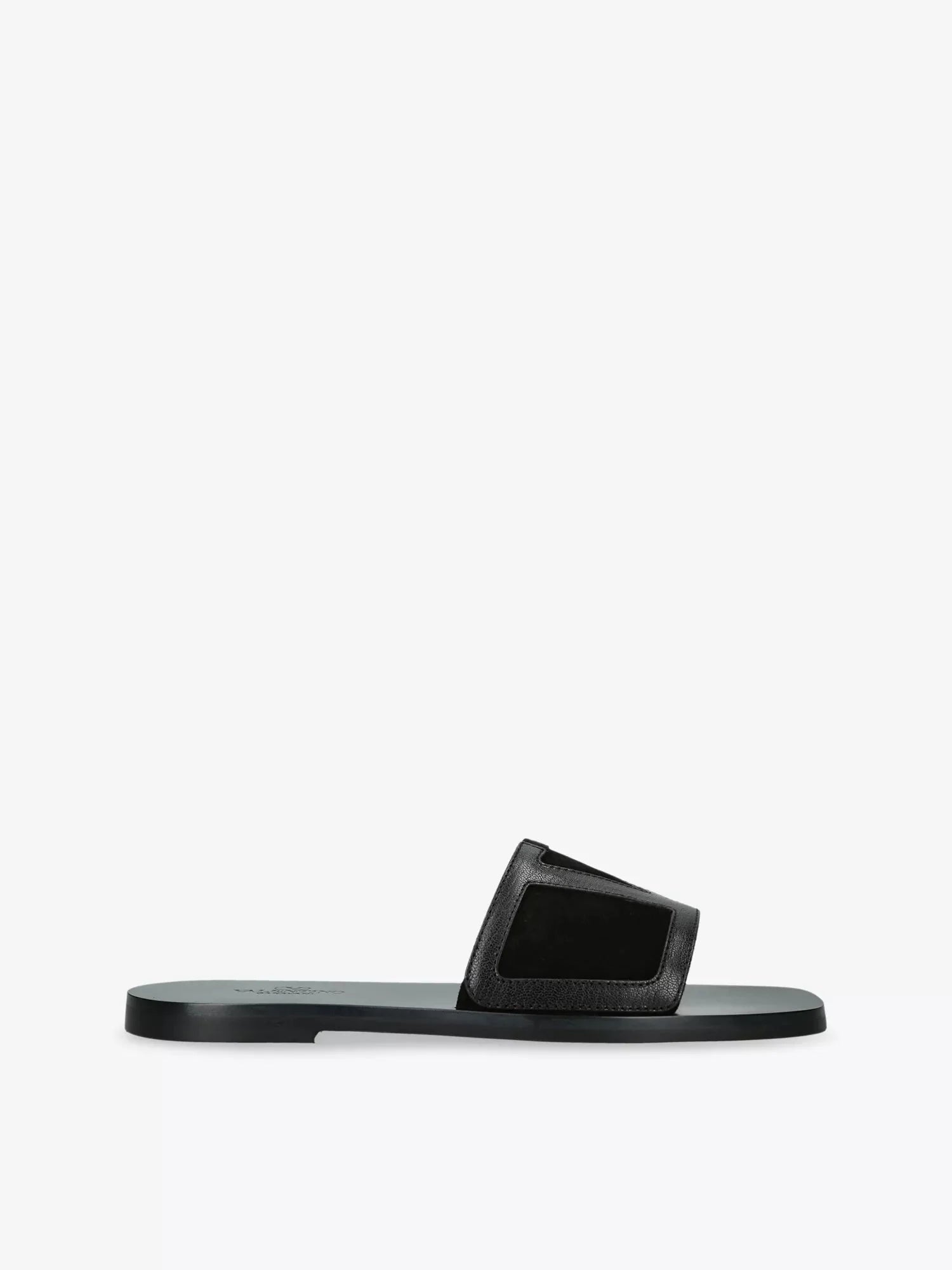 Men's Viva Superstar Leather and Suede Sandals Valentino Garavani