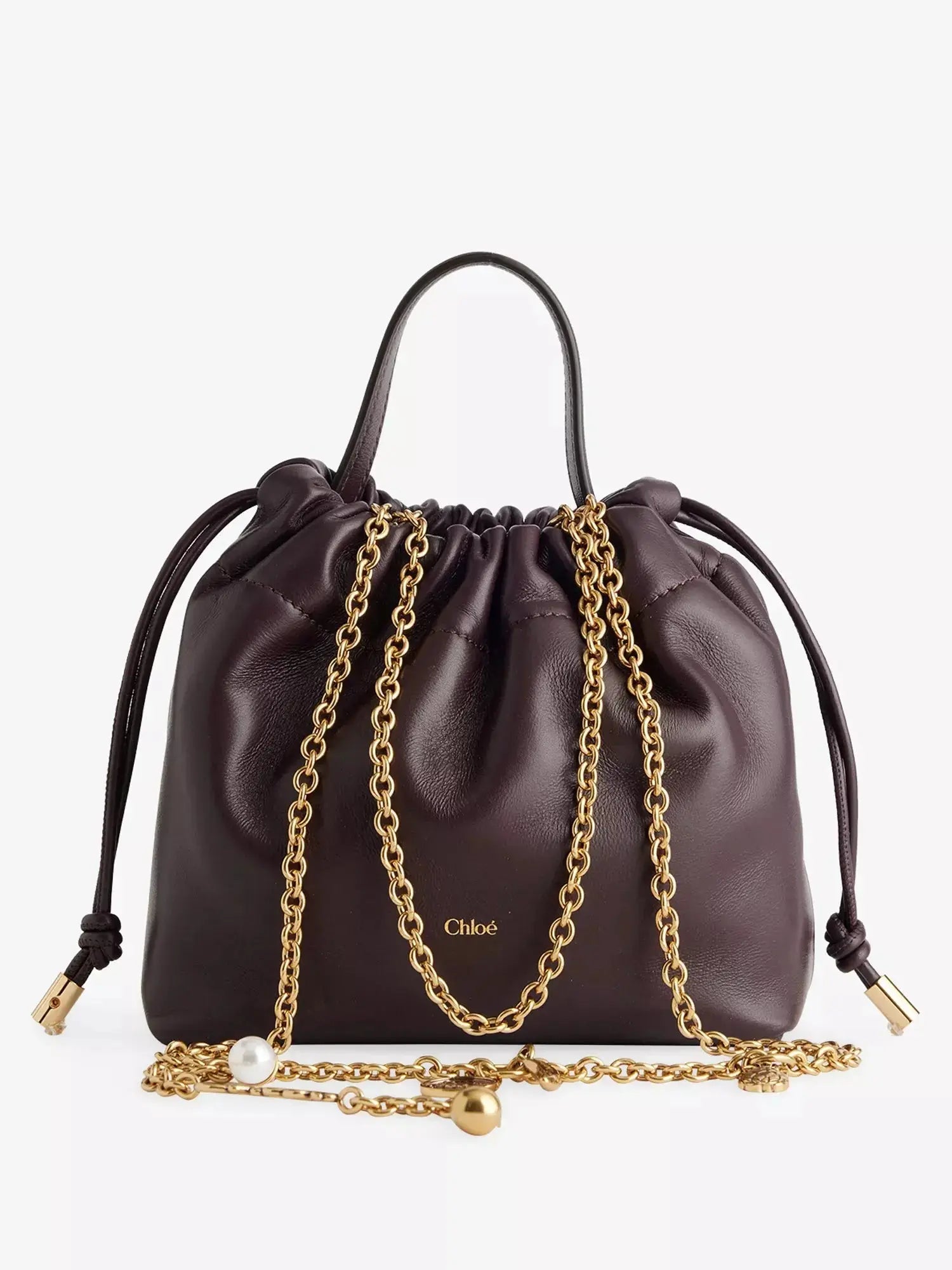Women's Icons Mini Leather Cross Body Bag Chloé