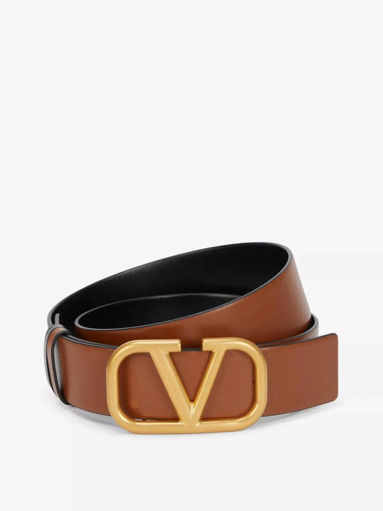 Women's VLOGO standard reversible leather belt Valentino Garavani