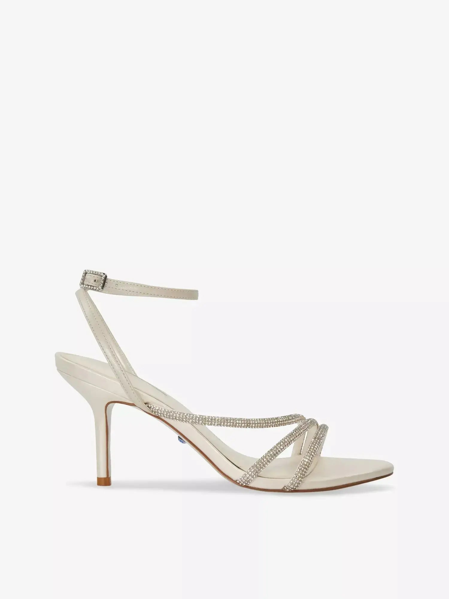 Women's Bridal Midsummers leather heeled sandals Dune