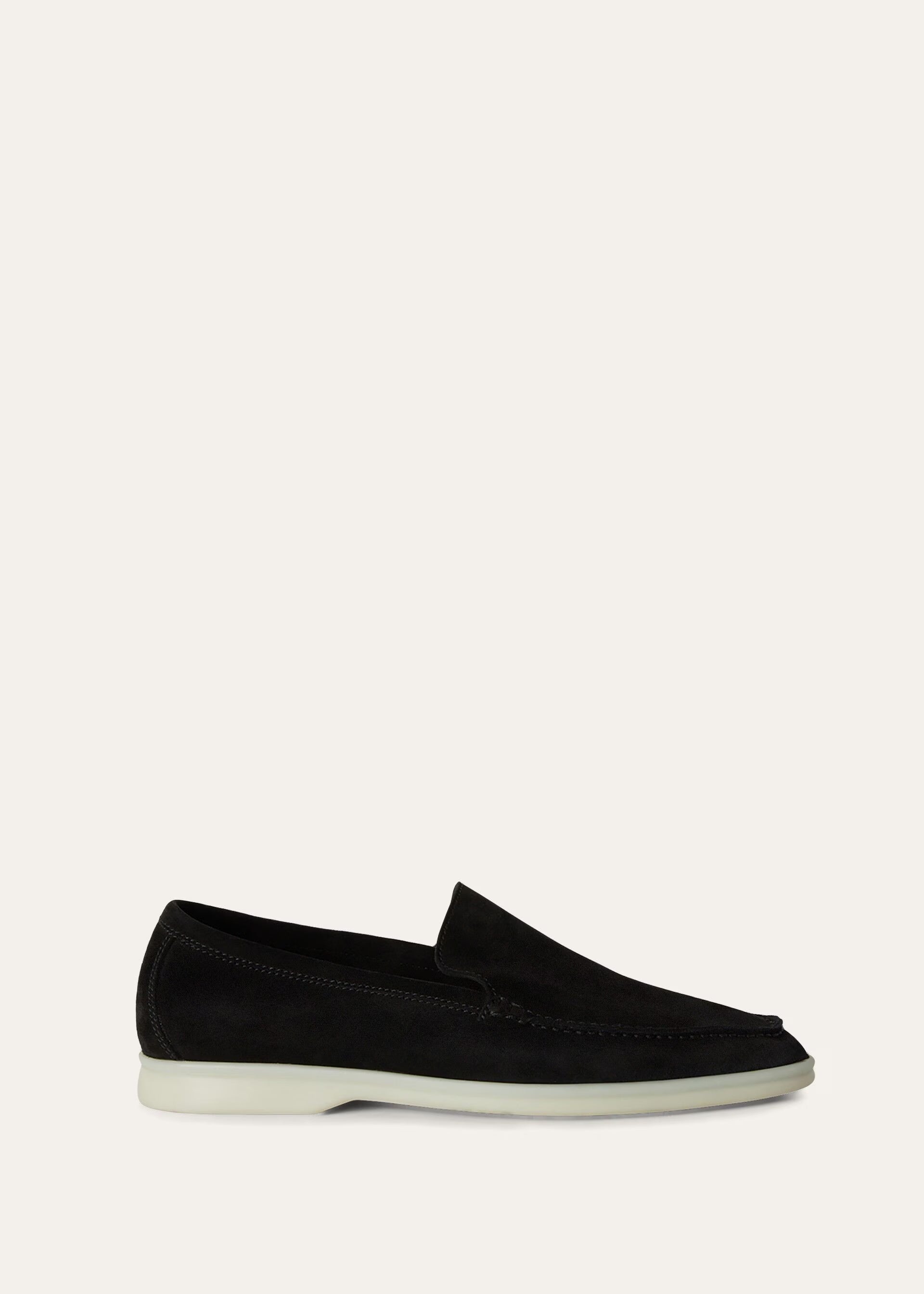 Men's Summer Walk Loafer Black Loro Piana