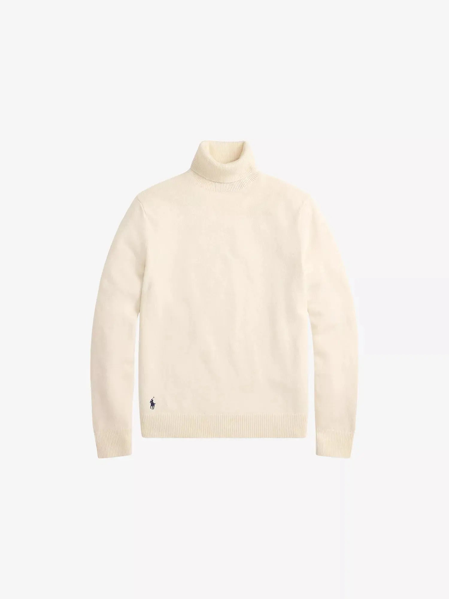 Men's Roll-Neck Logo-Embroidered Wool and Cotton-Blend Jumper Polo Ralph Lauren
