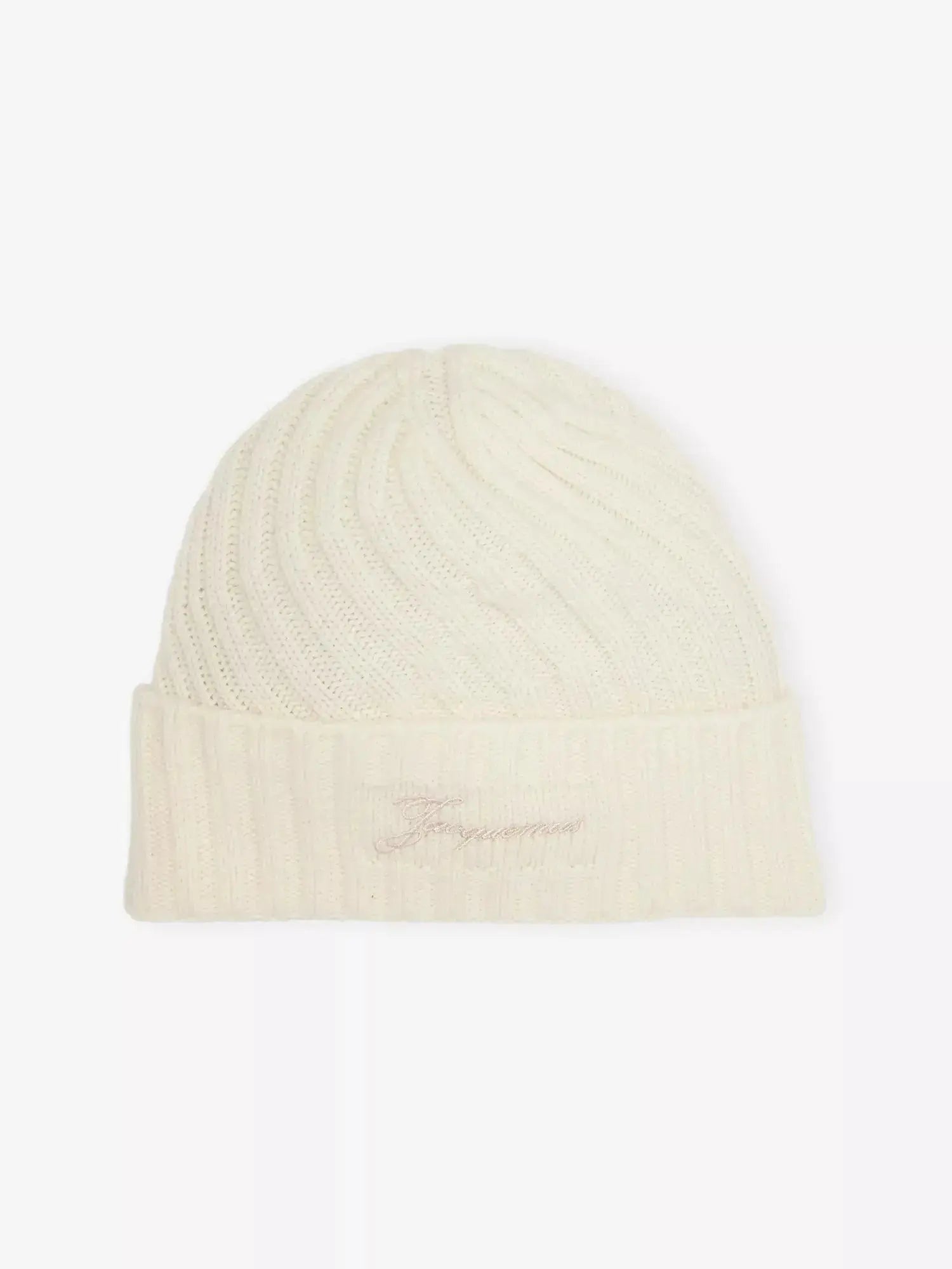 Women's Tourni Ribbed Cashmere And Wool Beanie Jacquemus