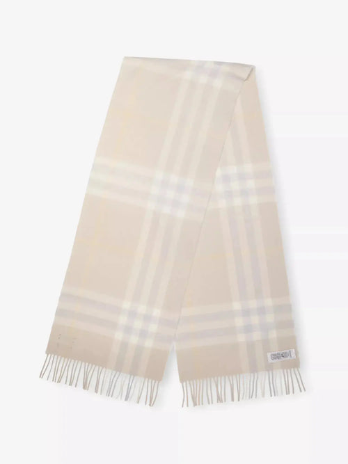 Women's Check-Print Cashmere Scarf Burberry
