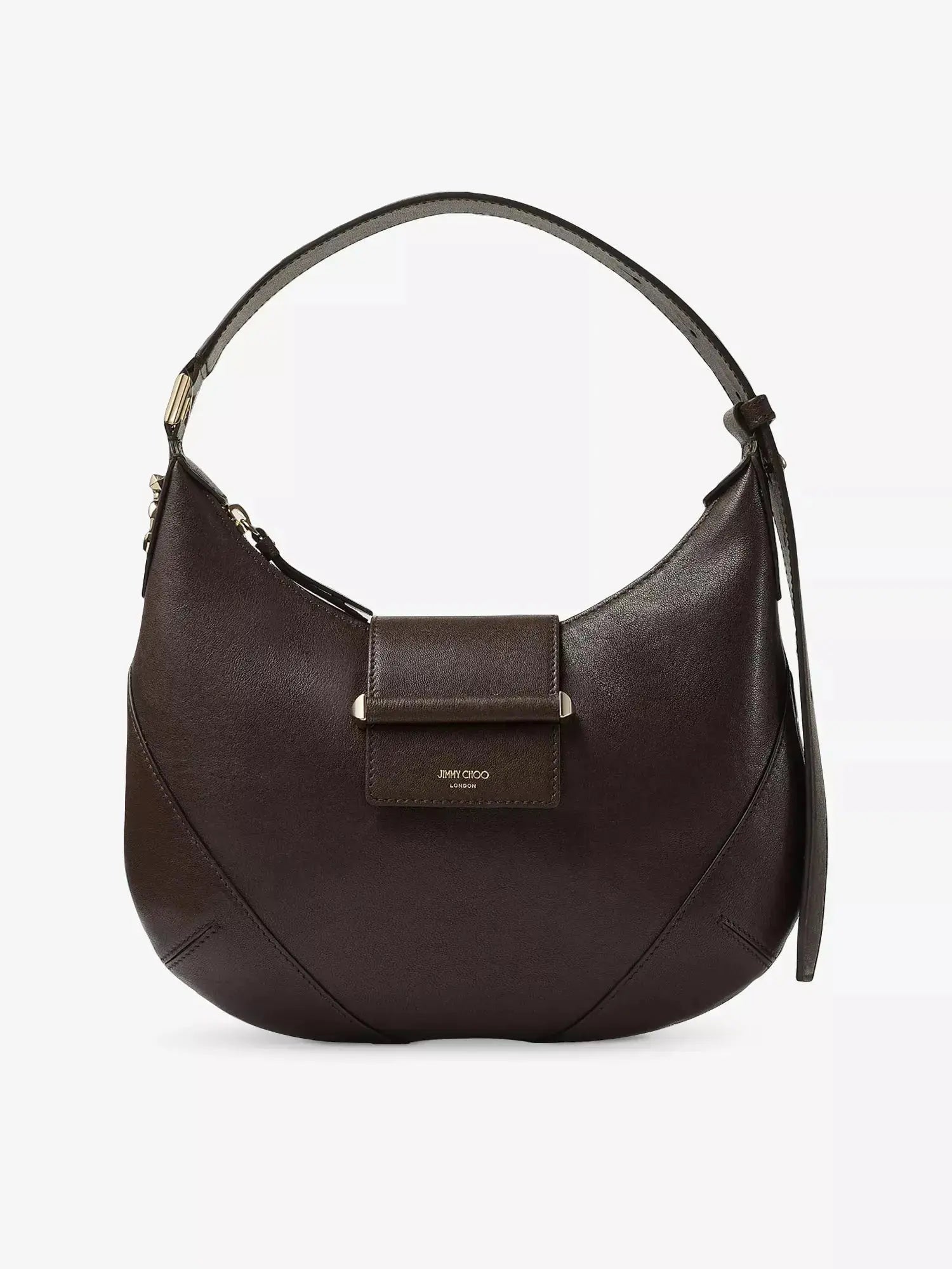 Women's Bar Hobo Small Leather Shoulder Bag Jimmy Choo