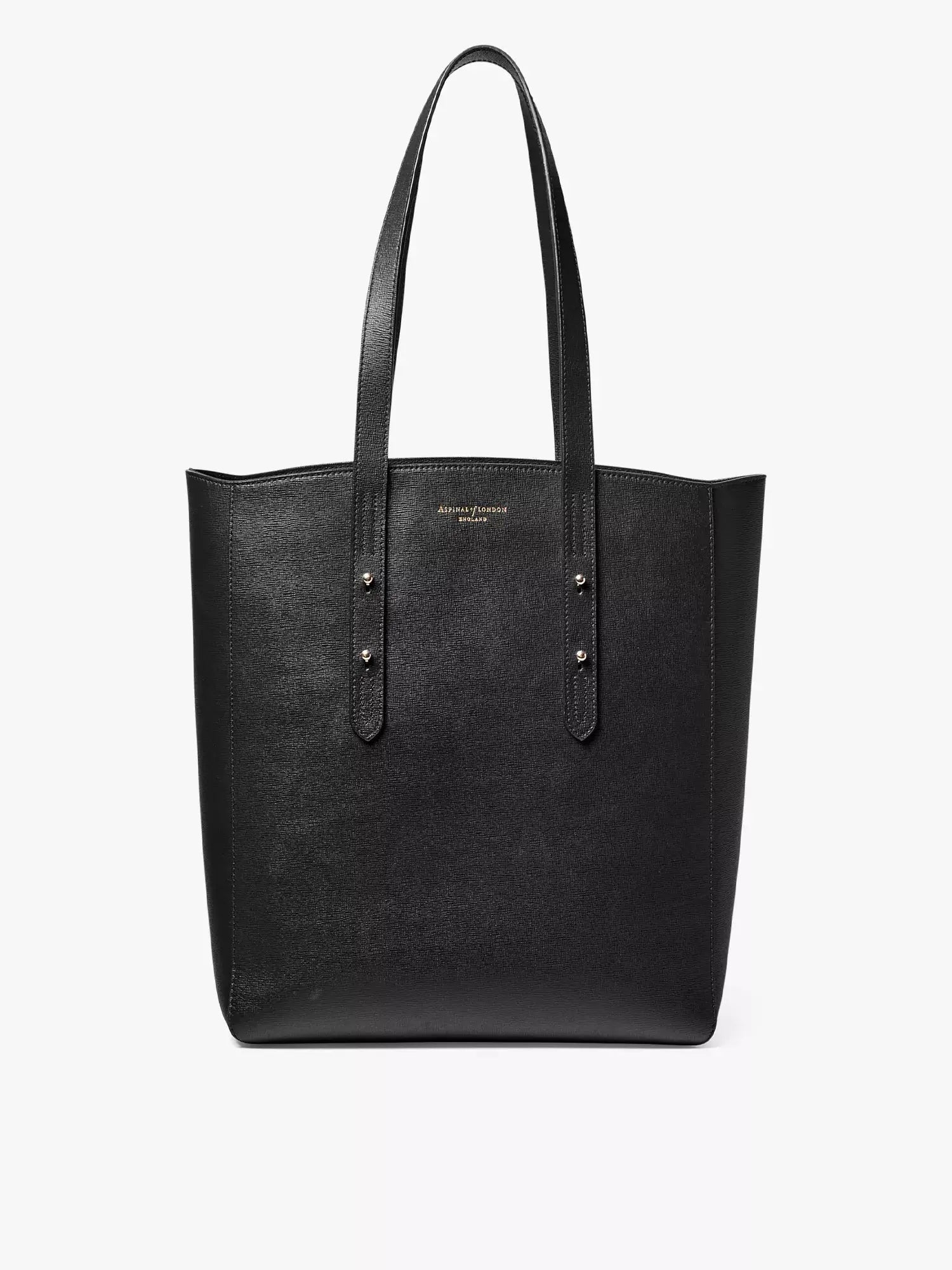 Men's Essential logo-embossed leather tote bag Aspinal of London