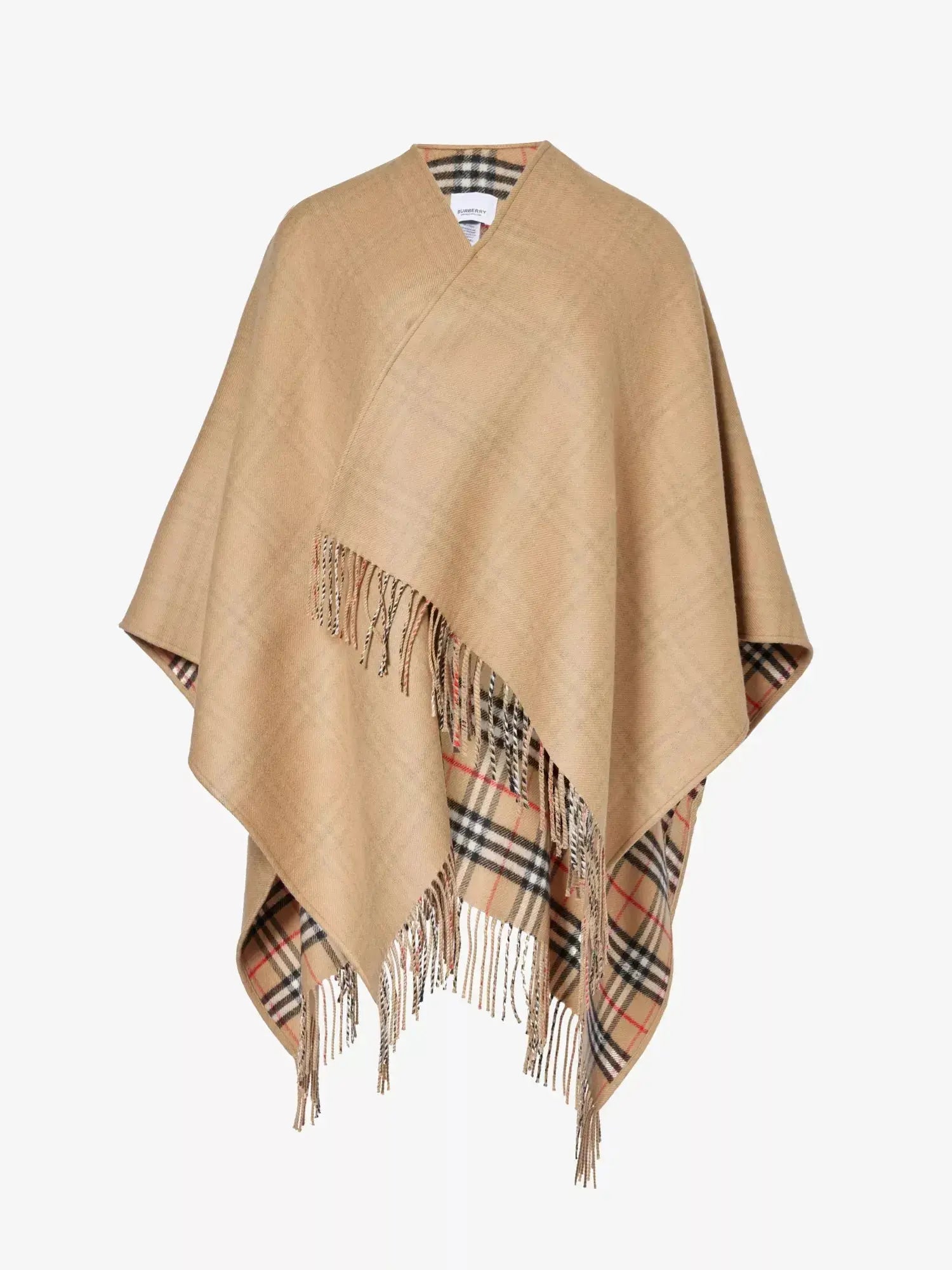 Women's Vintage Check wool cape Burberry