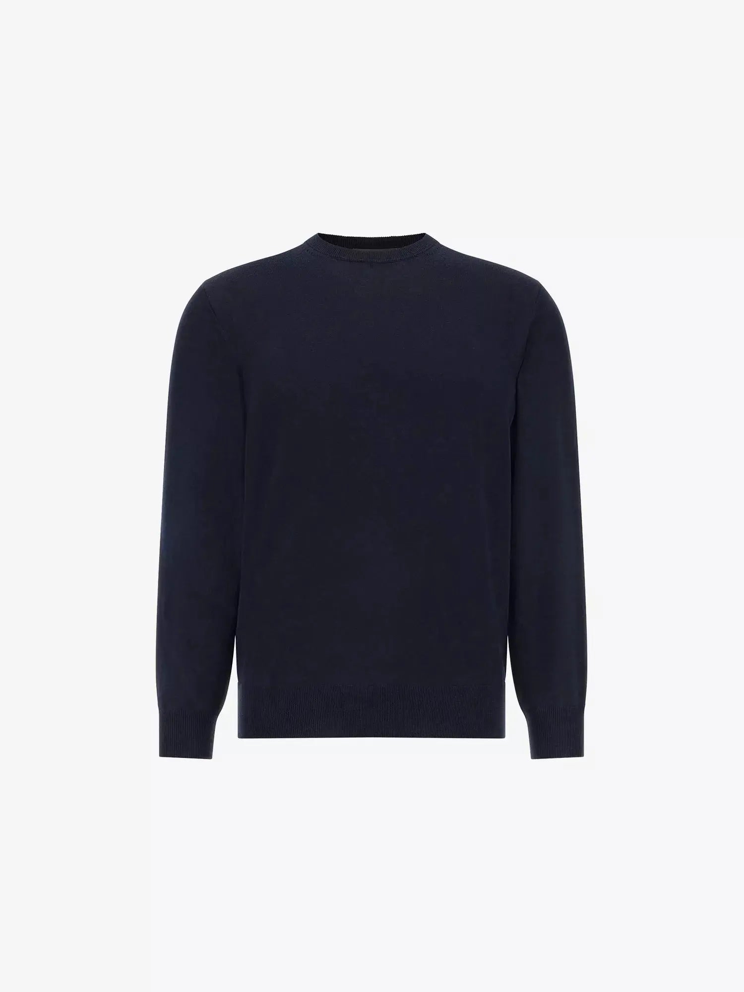 Men's Crewneck Regular-Fit Merino-Wool Jumper Boggi Milano
