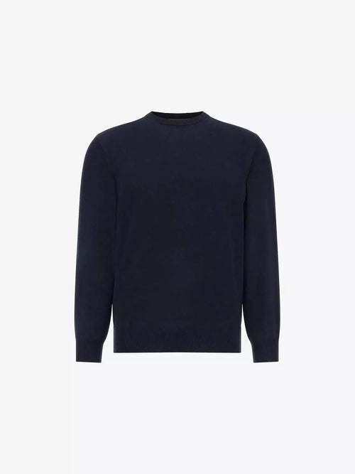 Men's Crewneck Regular-Fit Merino-Wool Jumper Boggi Milano