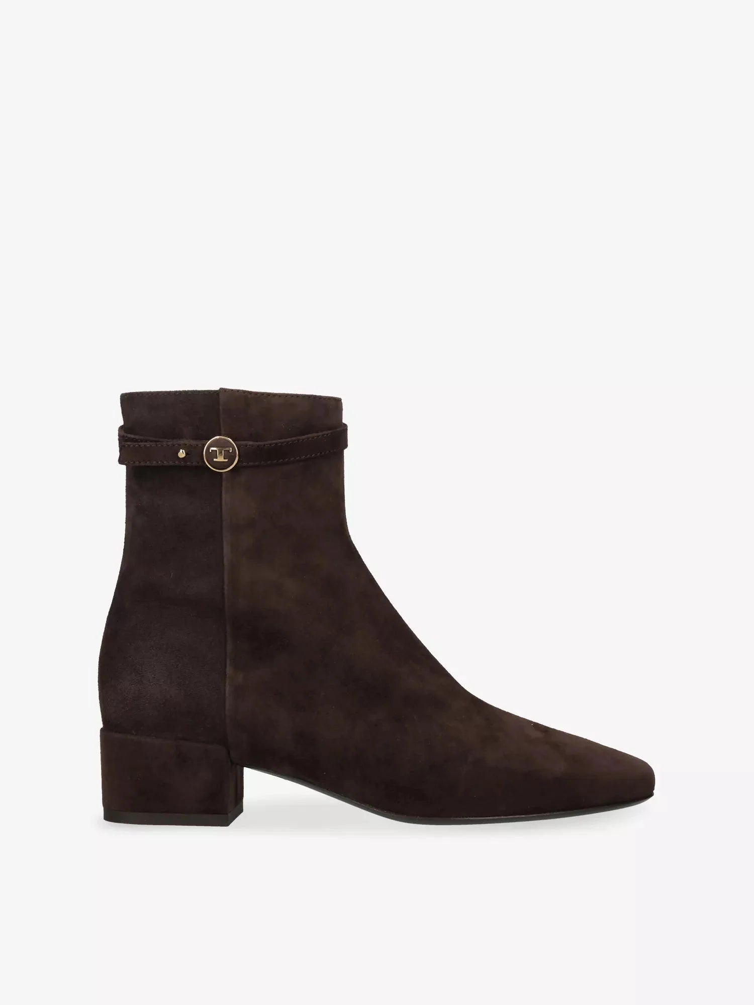 Men's Logo-Embellished Leather Heeled Ankle Boots Tod's