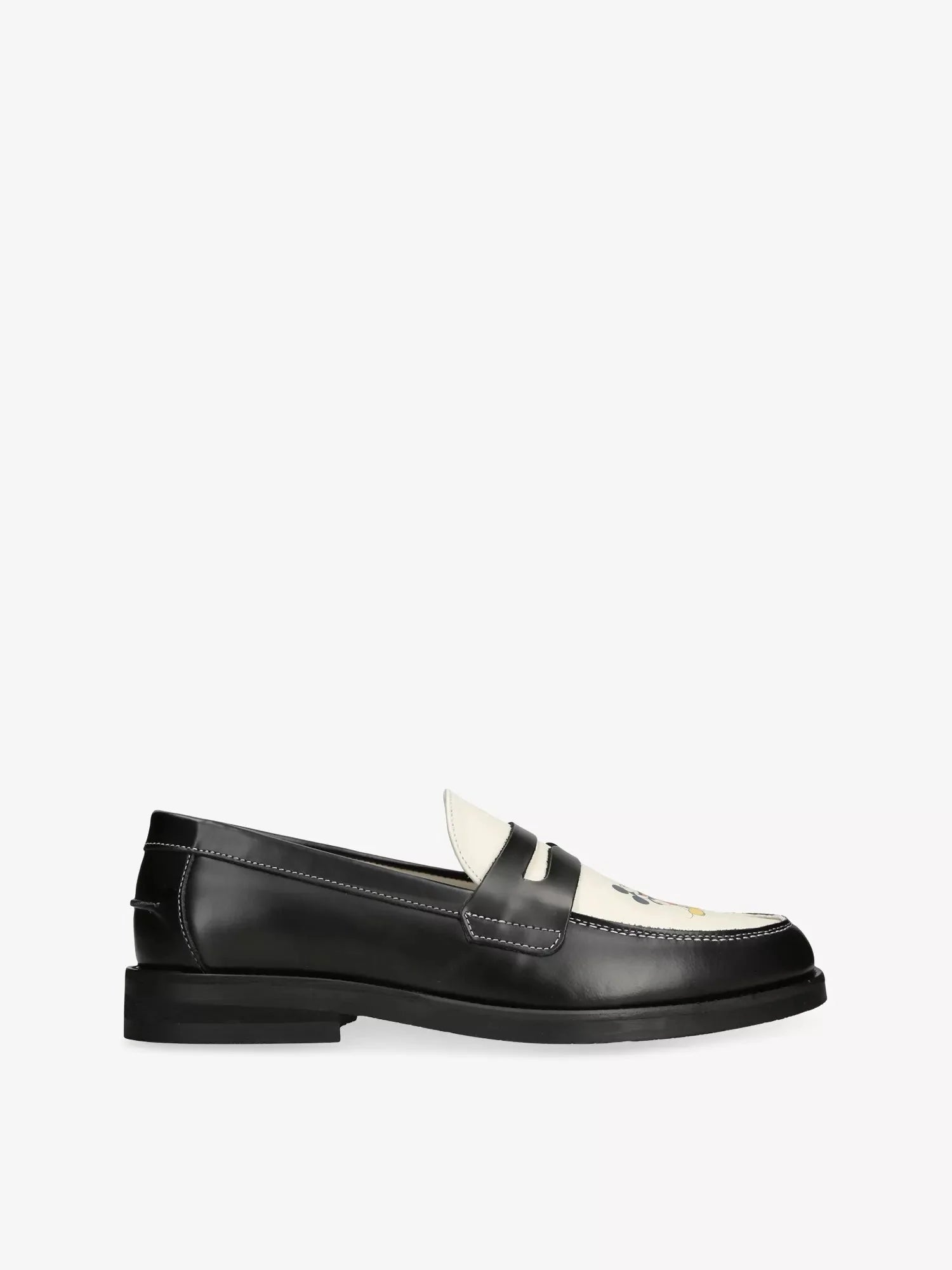 Men's Disney Micky Mouse Wilde Kiss Leather Loafers Duke & Dexter