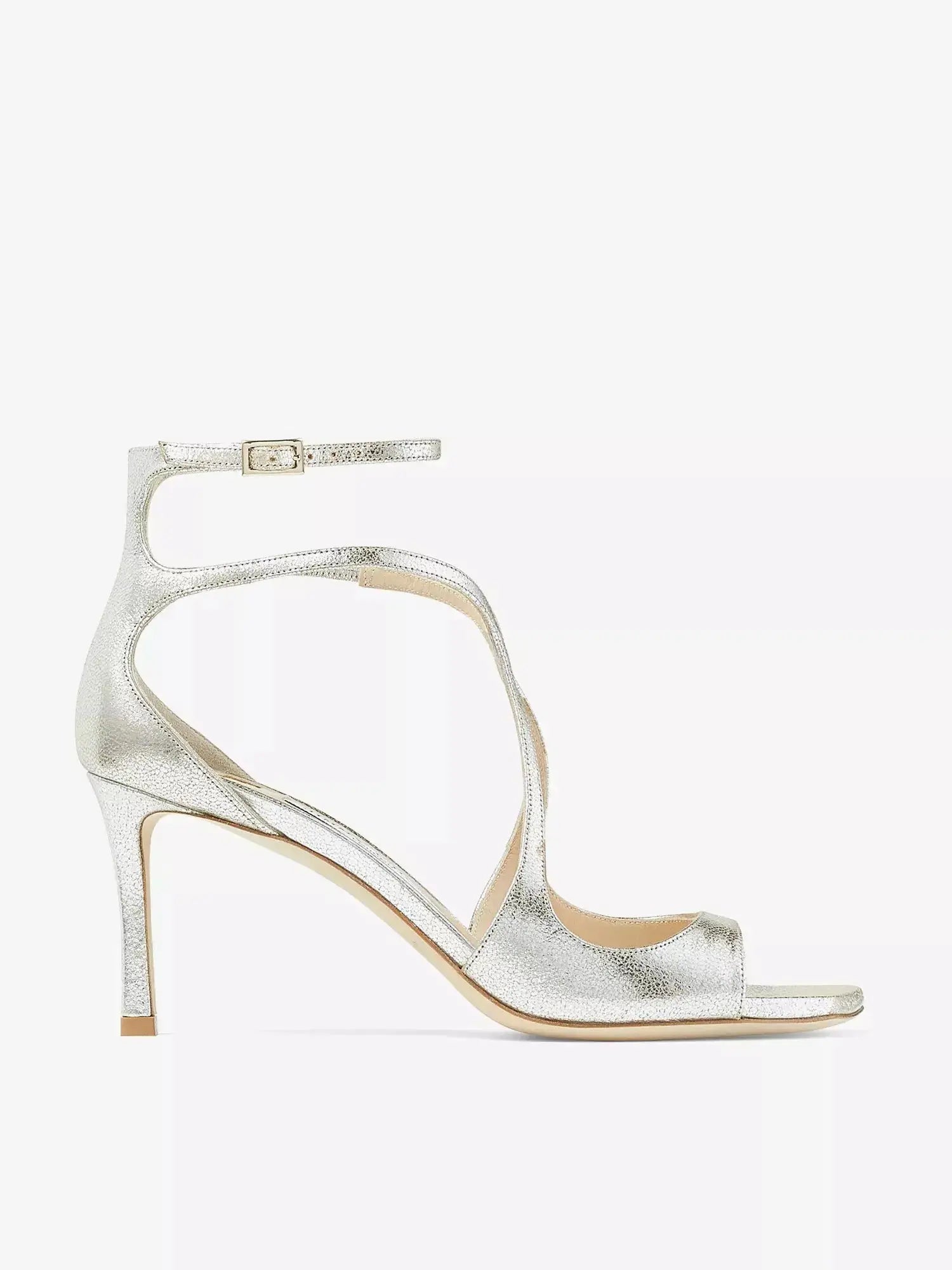 Women's Azia 75 leather heeled sandals Jimmy Choo