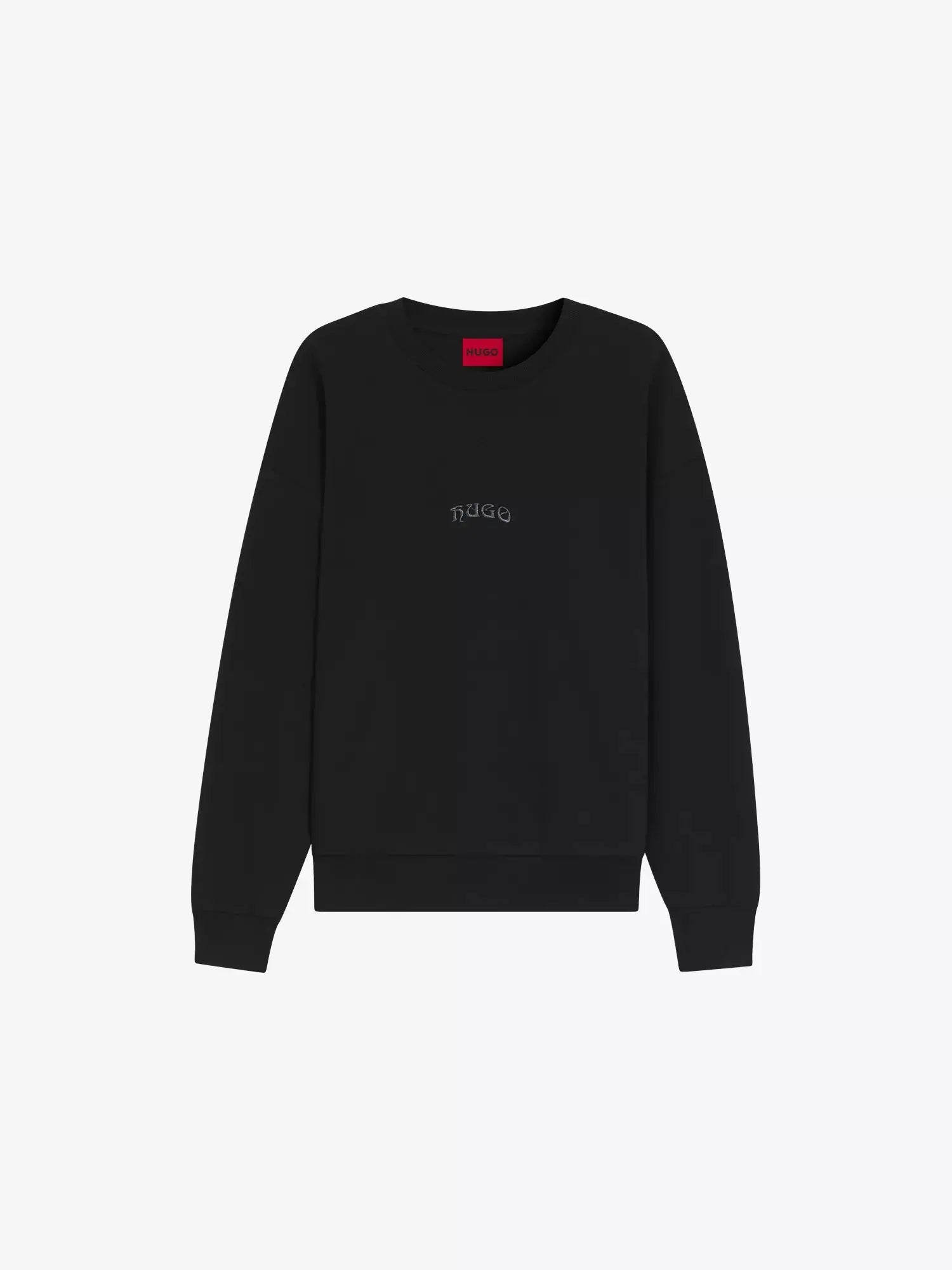 Men's Brand-Embroidered Relaxed-Fit Cotton-Blend Sweatshirt HUGO