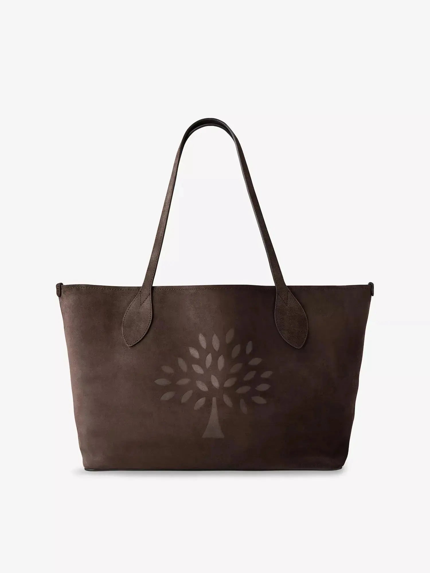 Women's Small Tree Suede Tote Bag Mulberry