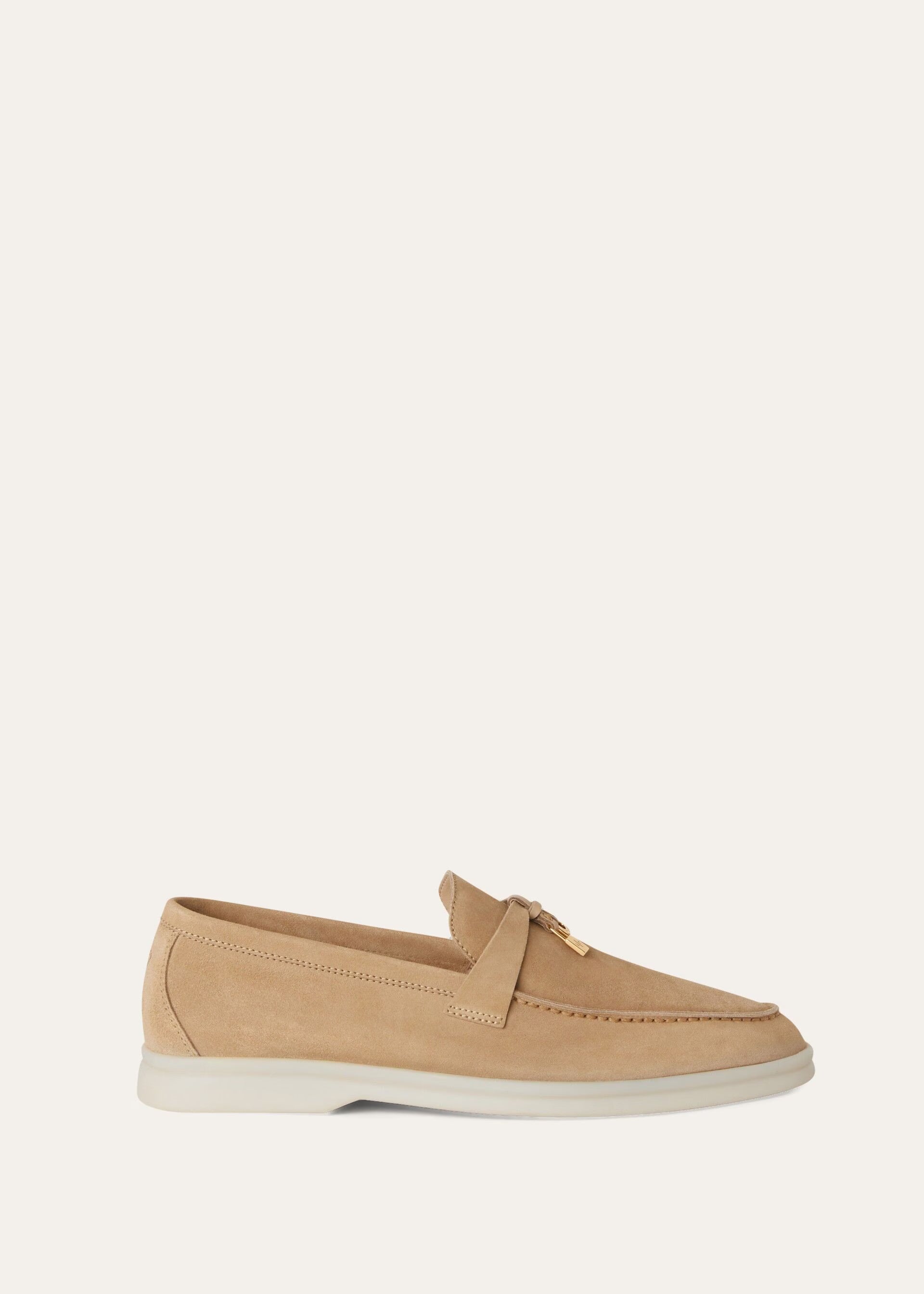 Loro Piana Women's Summer Charms Walk Loafer Sandstone Loro Piana