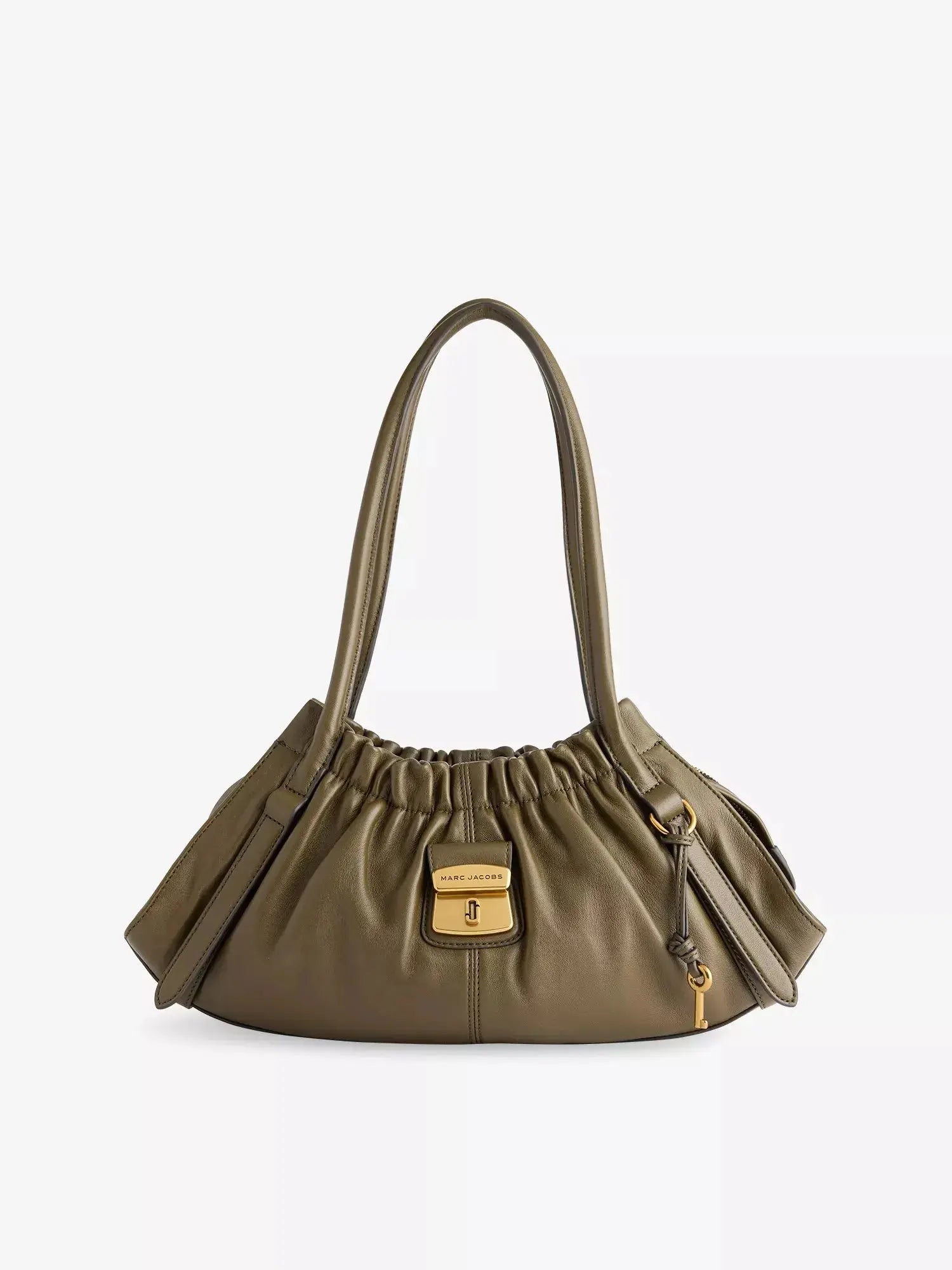 Women's Cristina Logo-Plaque Leather Satchel Bag Marc Jacobs