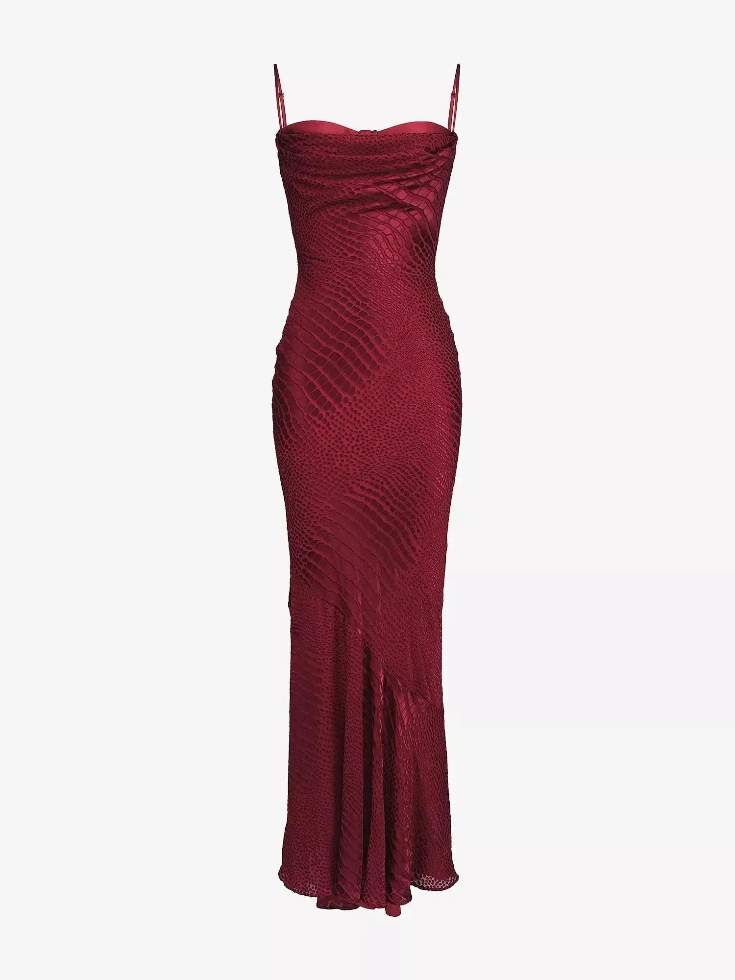 Women's Nalani Fishtail Satin Maxi Gown House of CB
