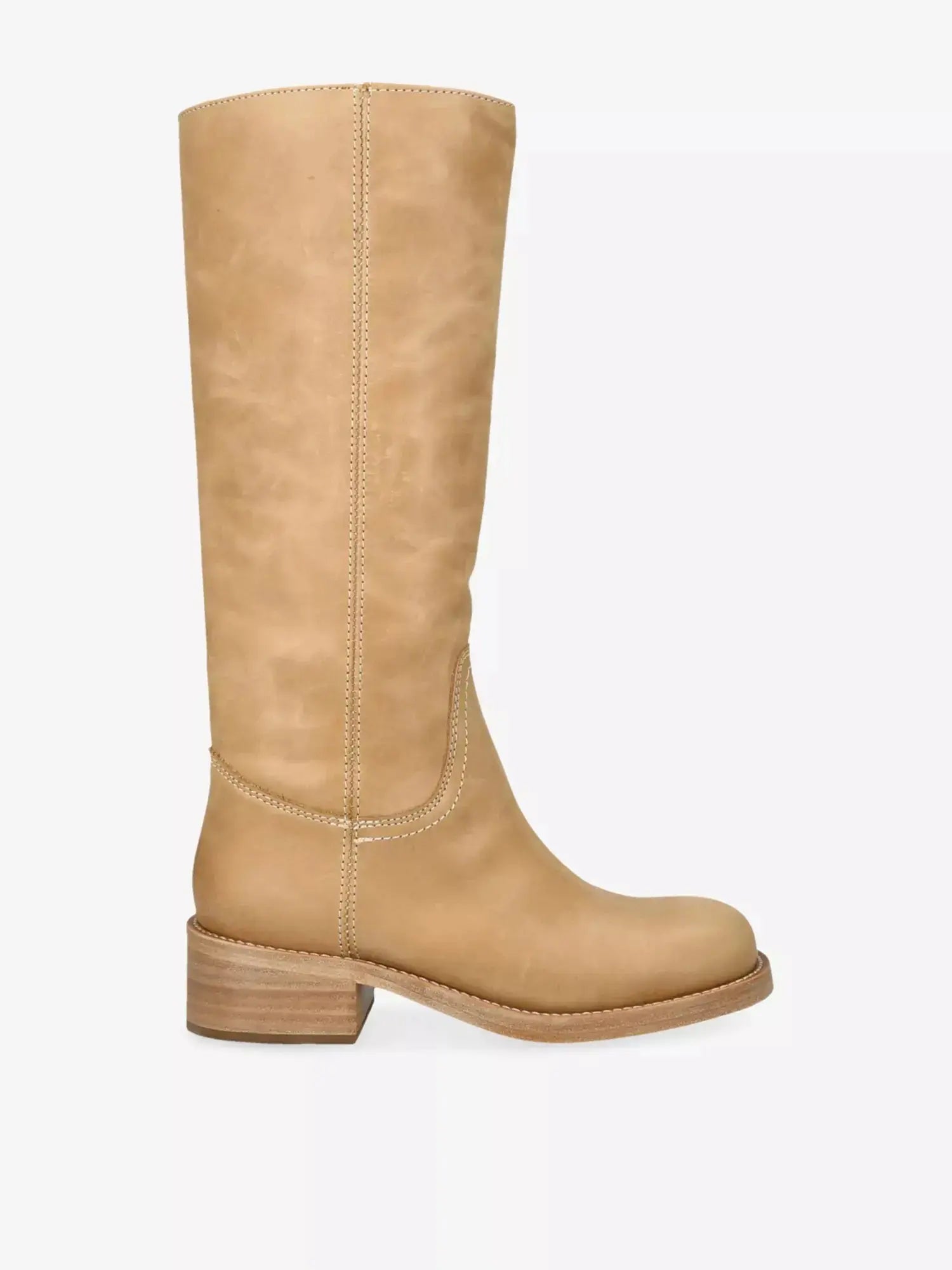Women's Riggs Leather Knee-High Boots Steve Madden