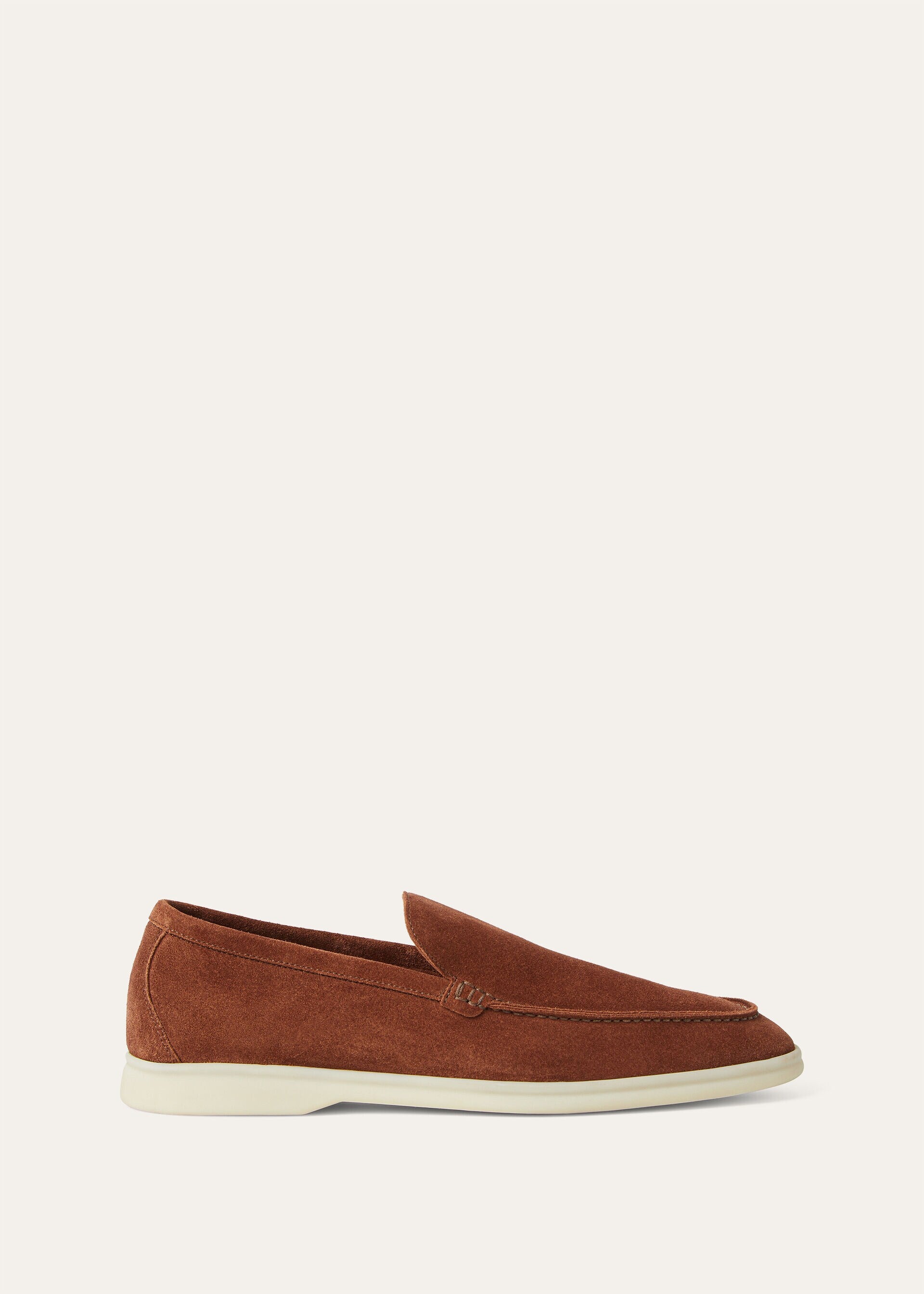 Men's Summer Walk Loafer Brown Whiskey Loro Piana