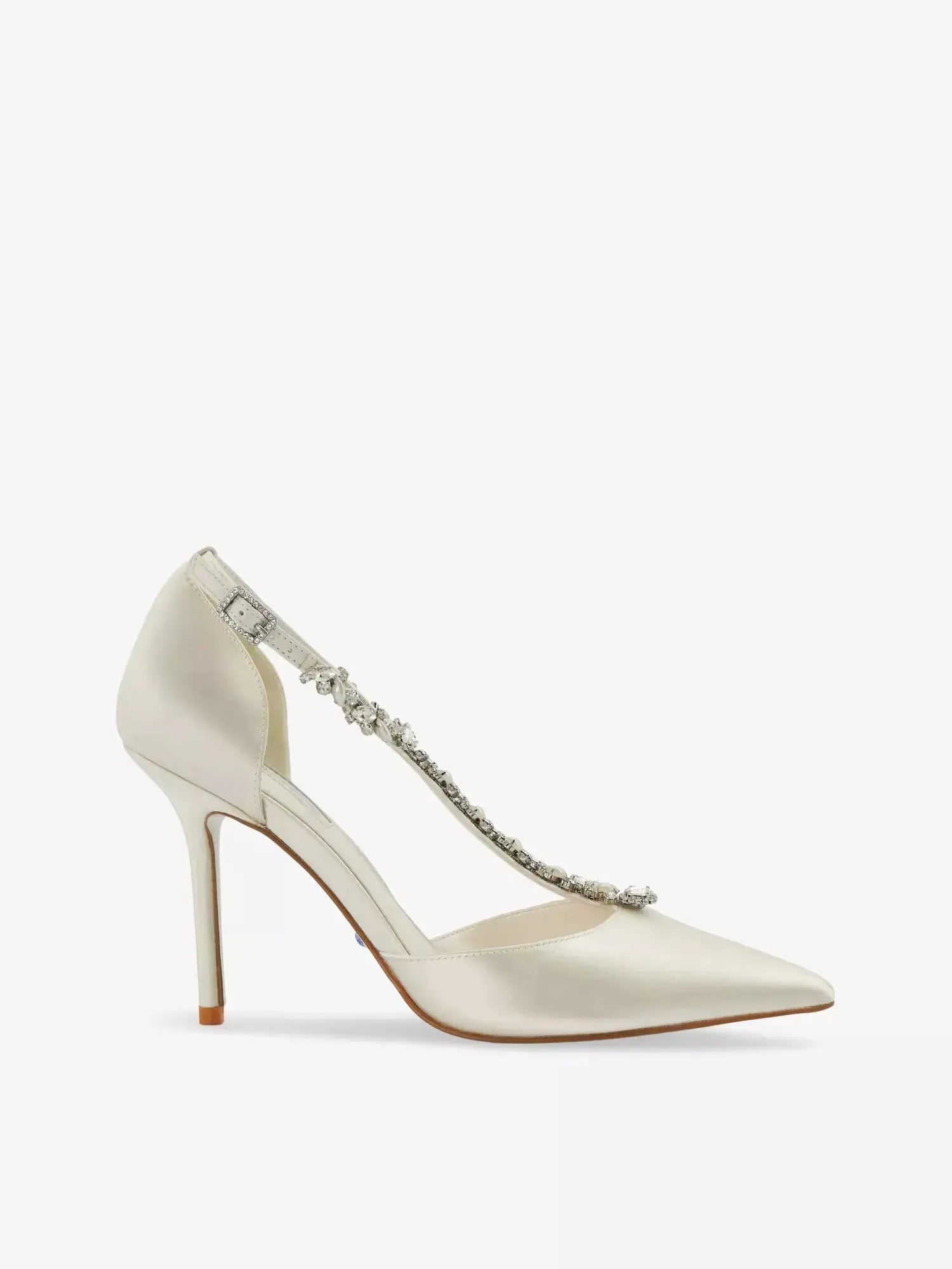 Women's Bridal Devotional satin heeled courts Dune