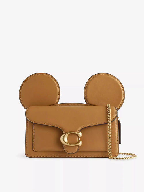 Women's Disney x Coach Mickey Tabby Leather Cross Body Bag Coach