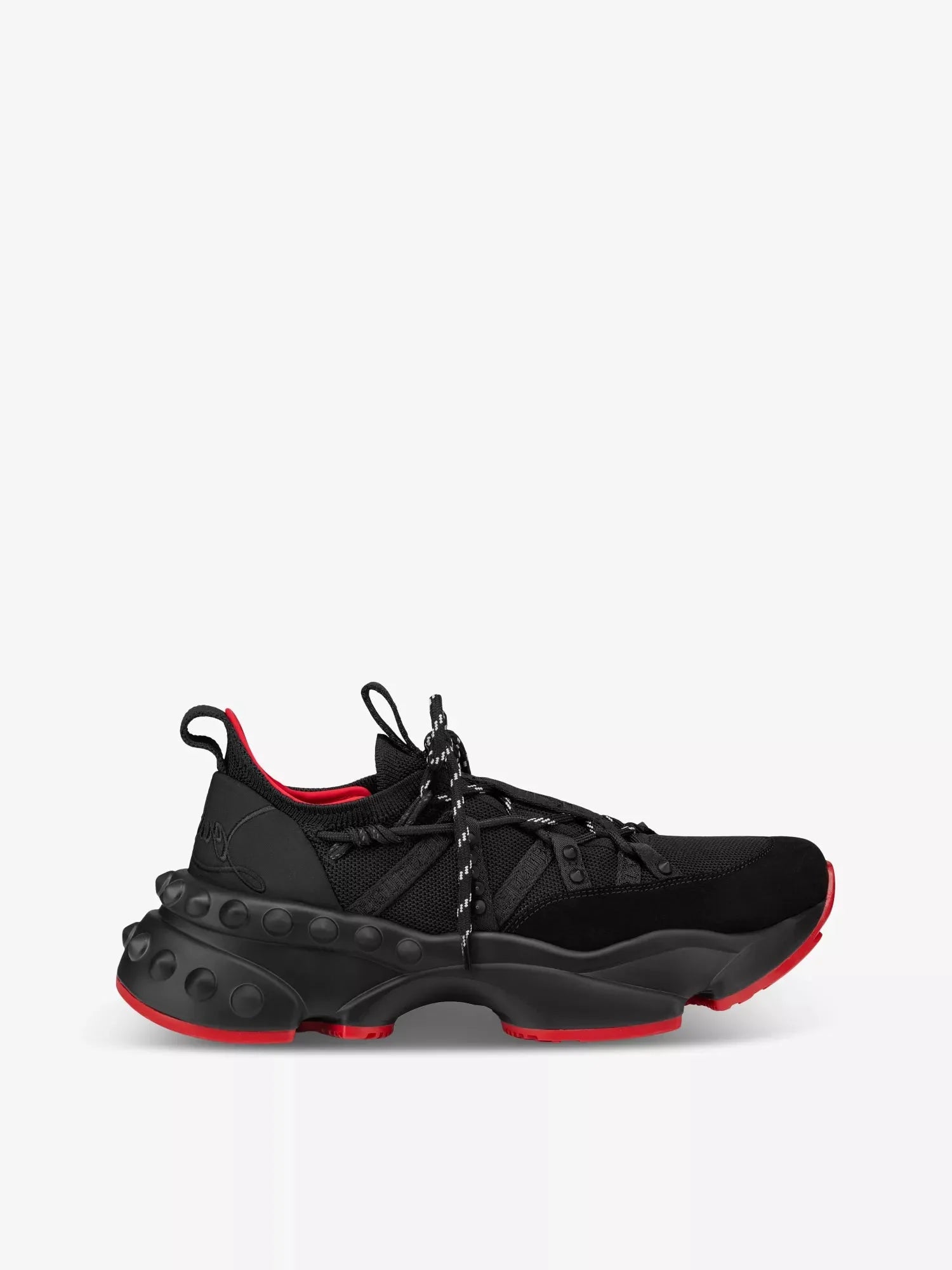 Men's Trailnrun Donna Leather Running Sneakers Christian Louboutin