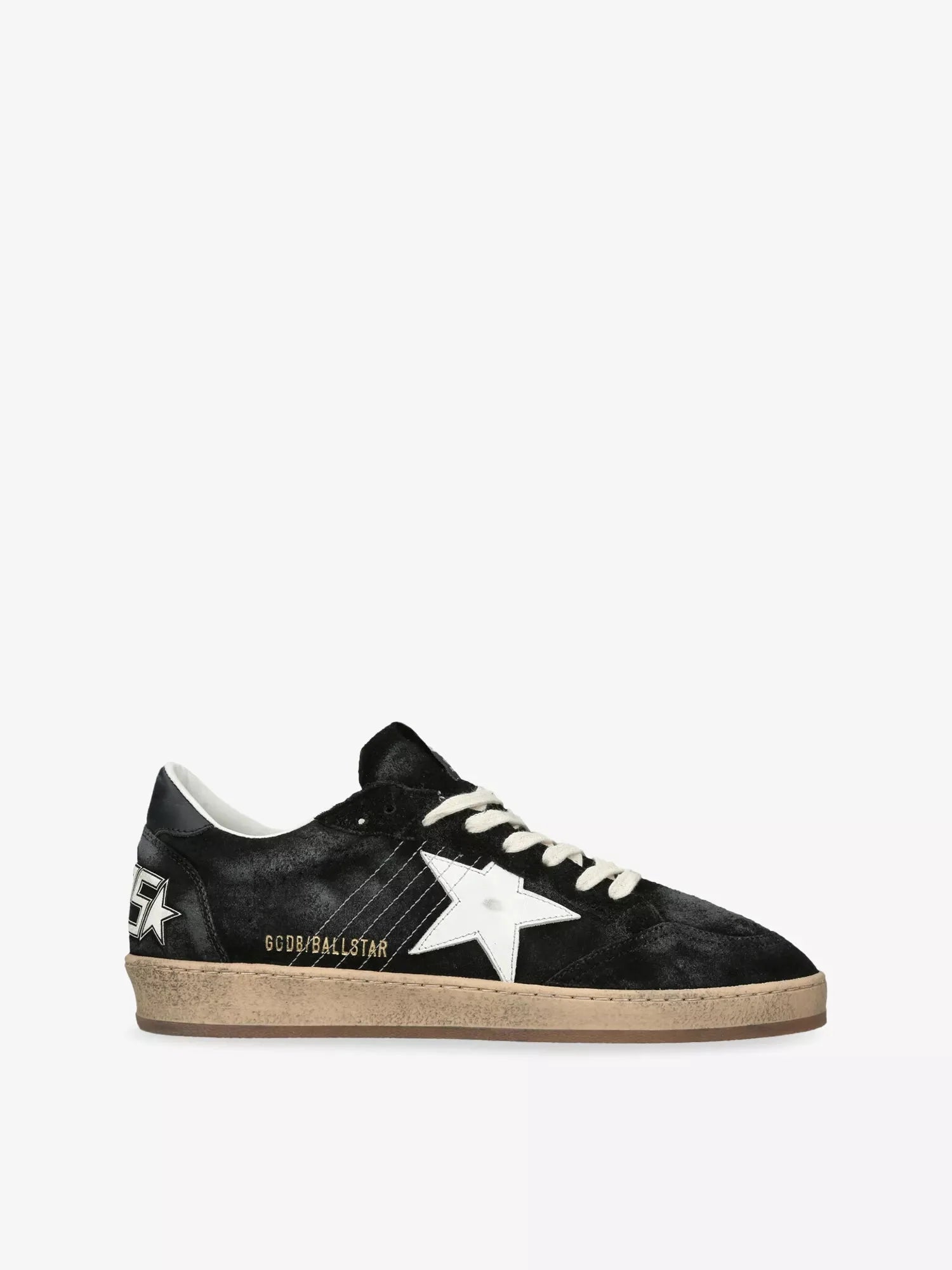 Men's Ballstar Stitched 80203 Suede Trainers Golden Goose