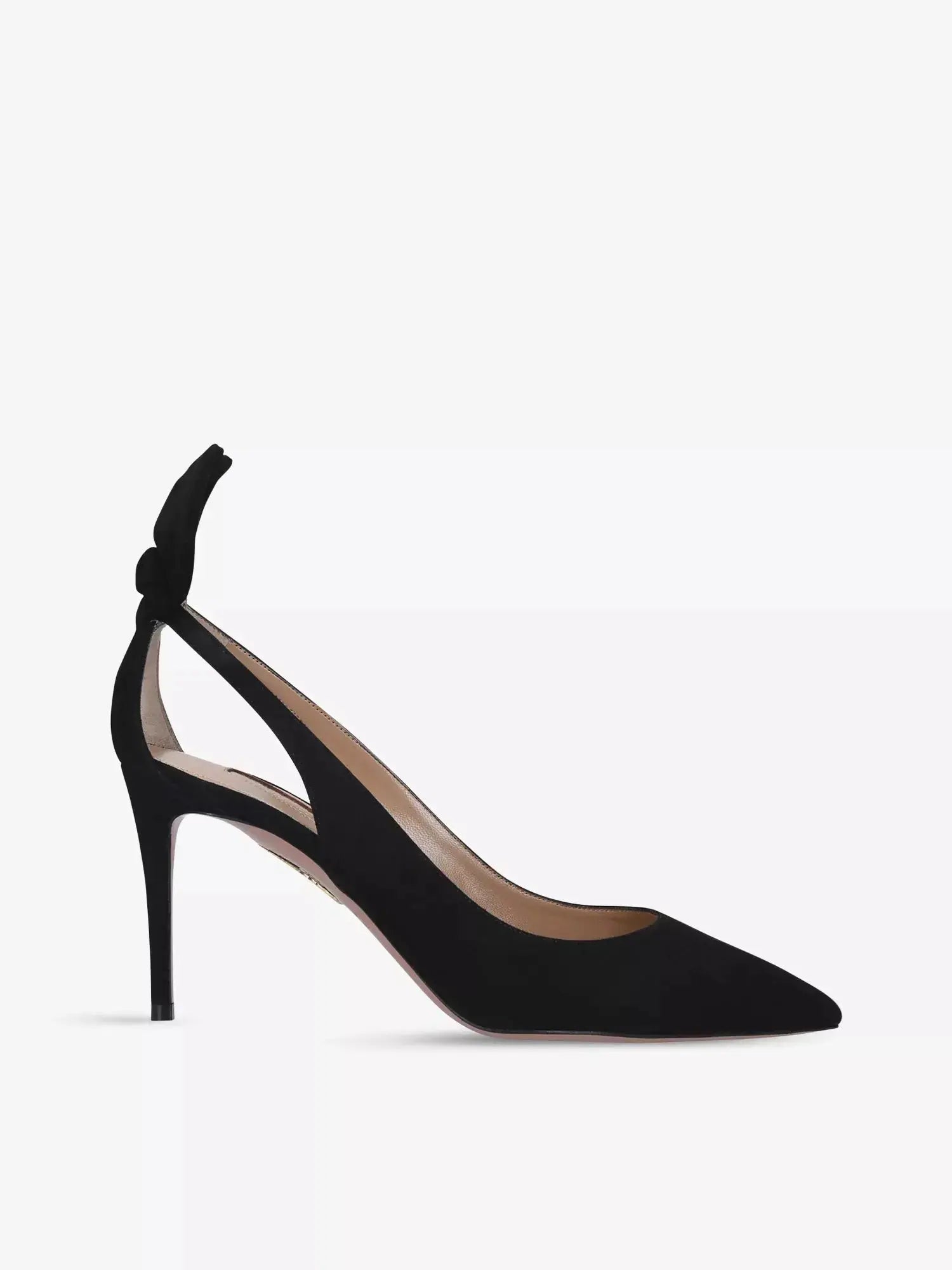 Women's Bow Tie suede heeled pumps Aquazzura