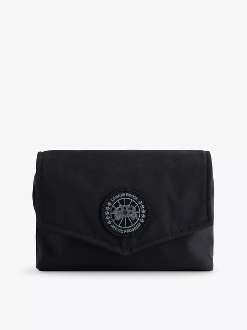 Men's Logo-Badge Nylon Crossbody Bag Canada Goose