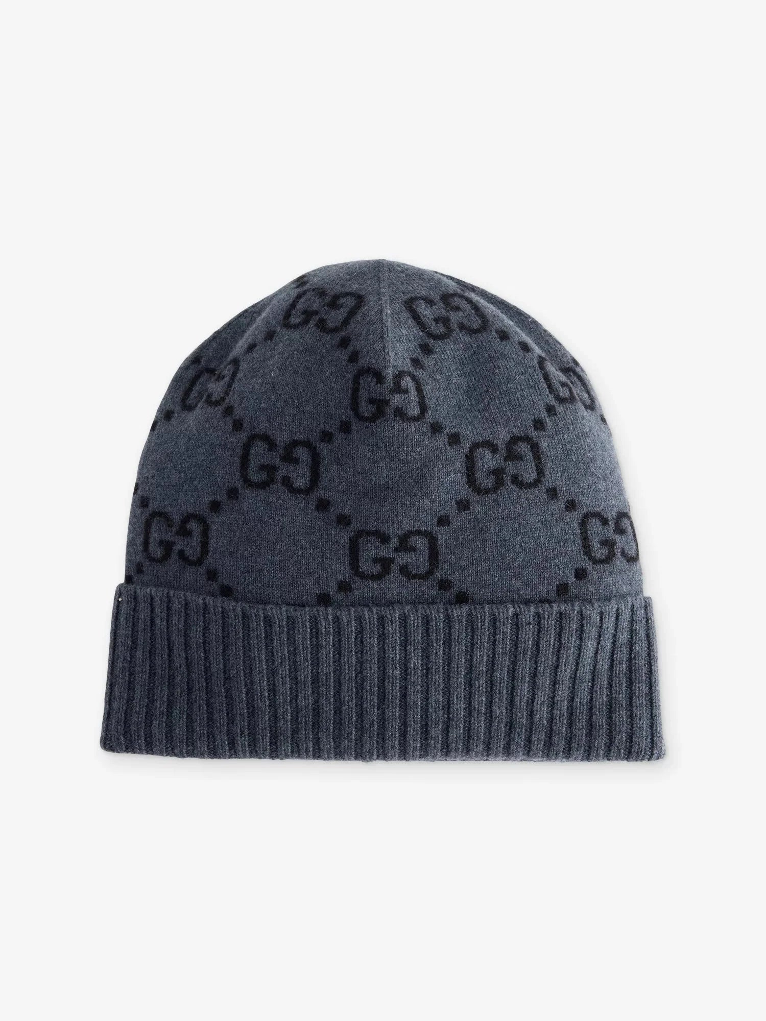 Men's GG Monogram Cashmere Knitted Hat Gucci