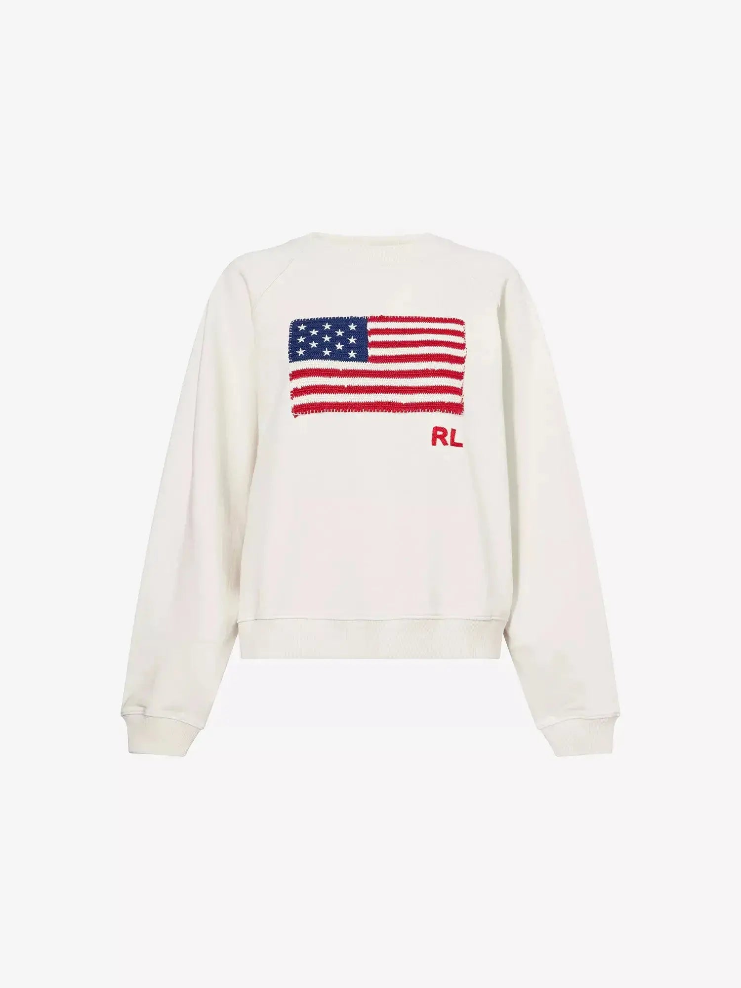 Women's Embroidered Raglan-Sleeves Cotton-Jersey Sweatshirt Polo Ralph Lauren