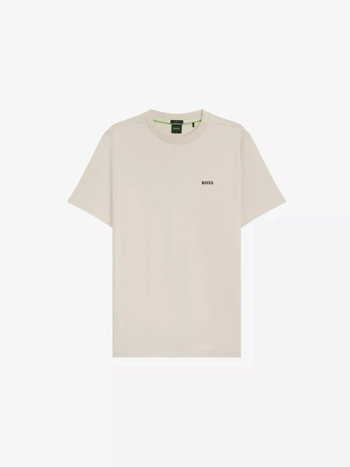 Men's Brand-Embossed Short-Sleeved Stretch-Cotton T-Shirt Boss