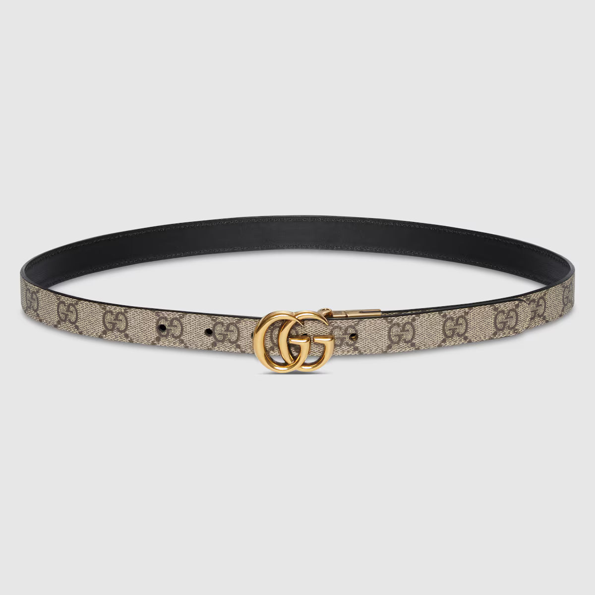 Women's GG Marmont reversible thin belt 2cm width Gucci