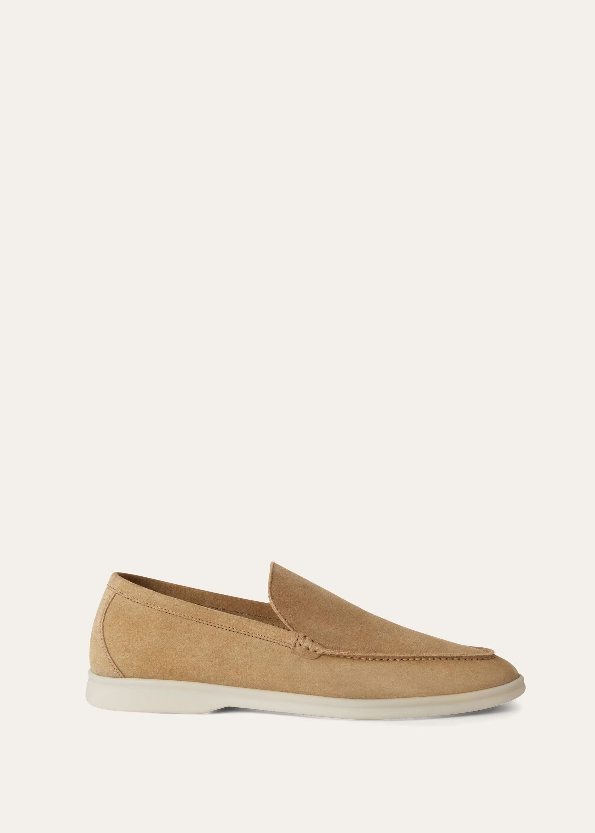 Men's Summer Walk Loafer Light Wood Smoke Loro Piana