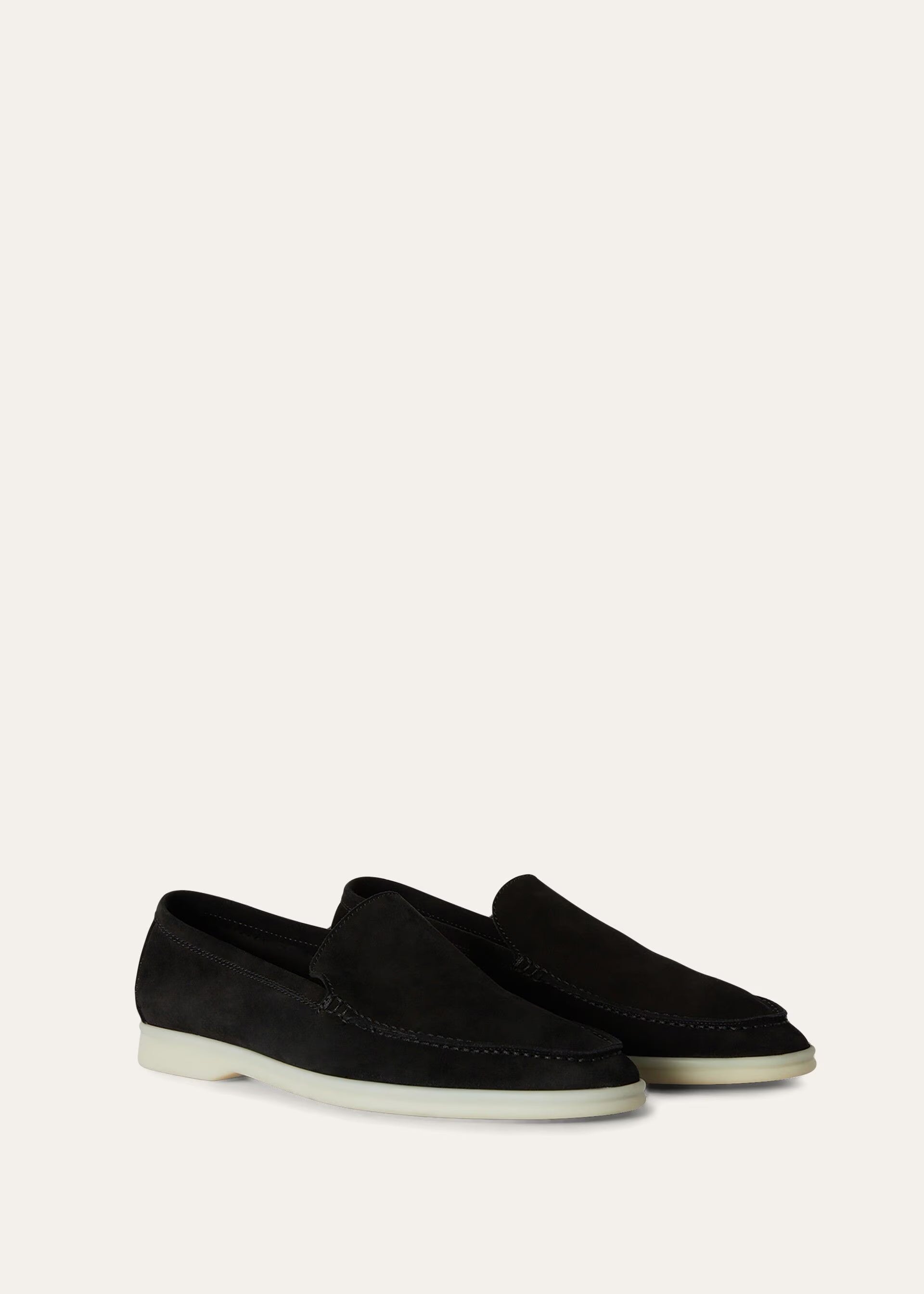 Men's Summer Walk Loafer Black Loro Piana