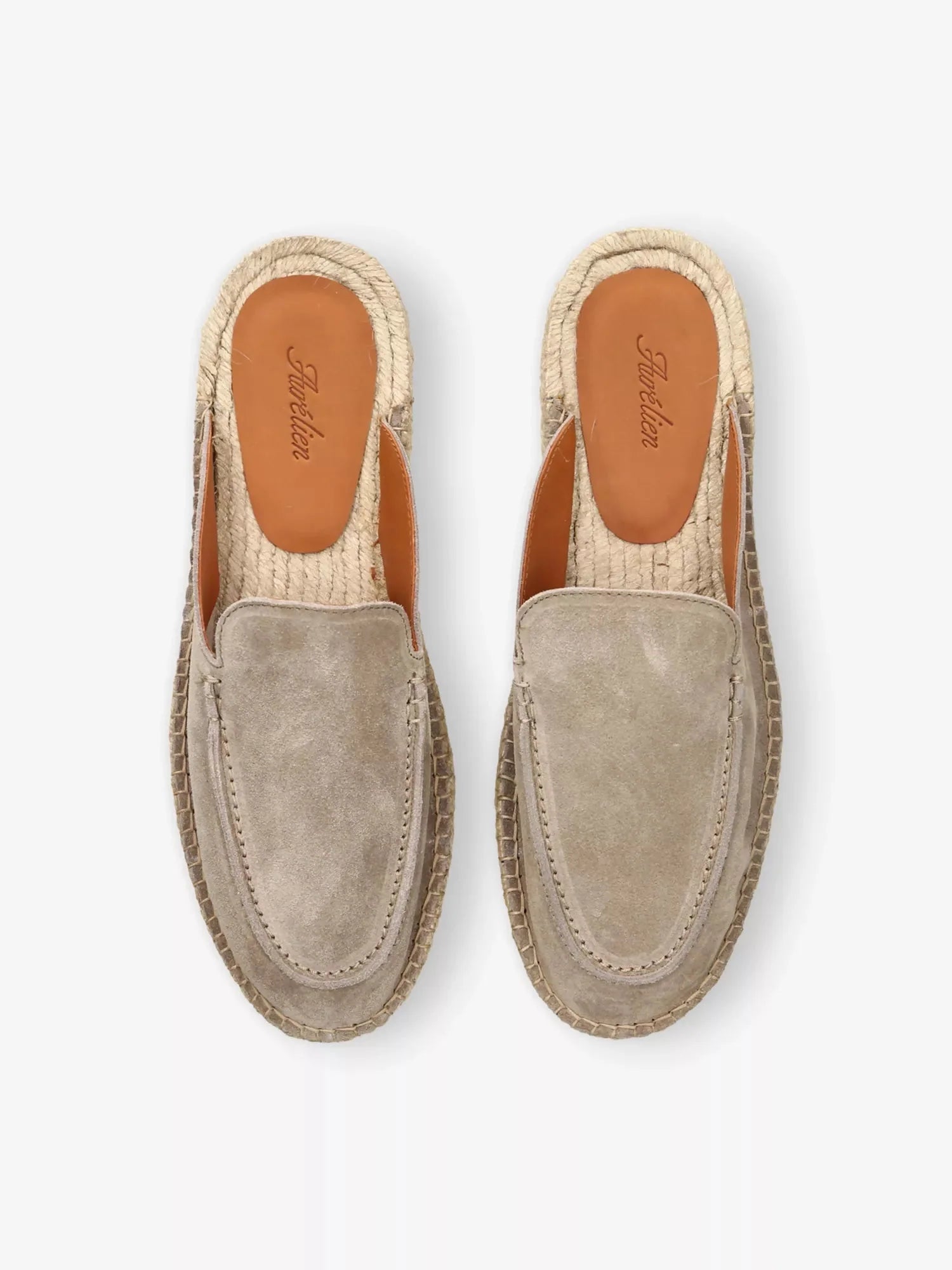 Men's Beachside Suede And Jute Mules Aurélien