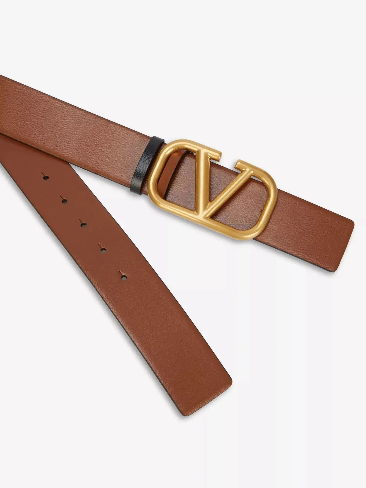Women's VLOGO standard reversible leather belt Valentino Garavani