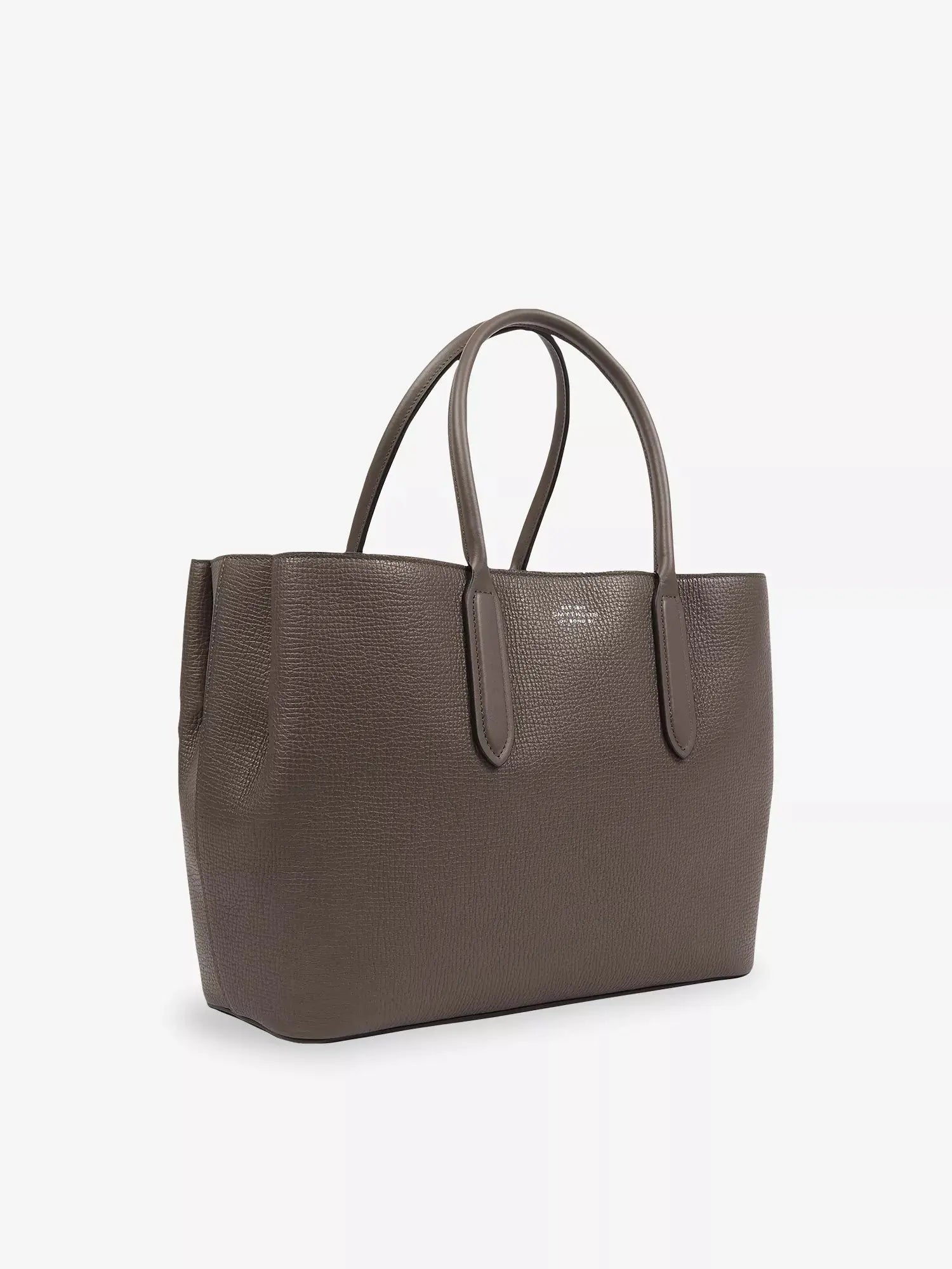 Men's Ludlow Small Day Leather Tote Bag Smythson