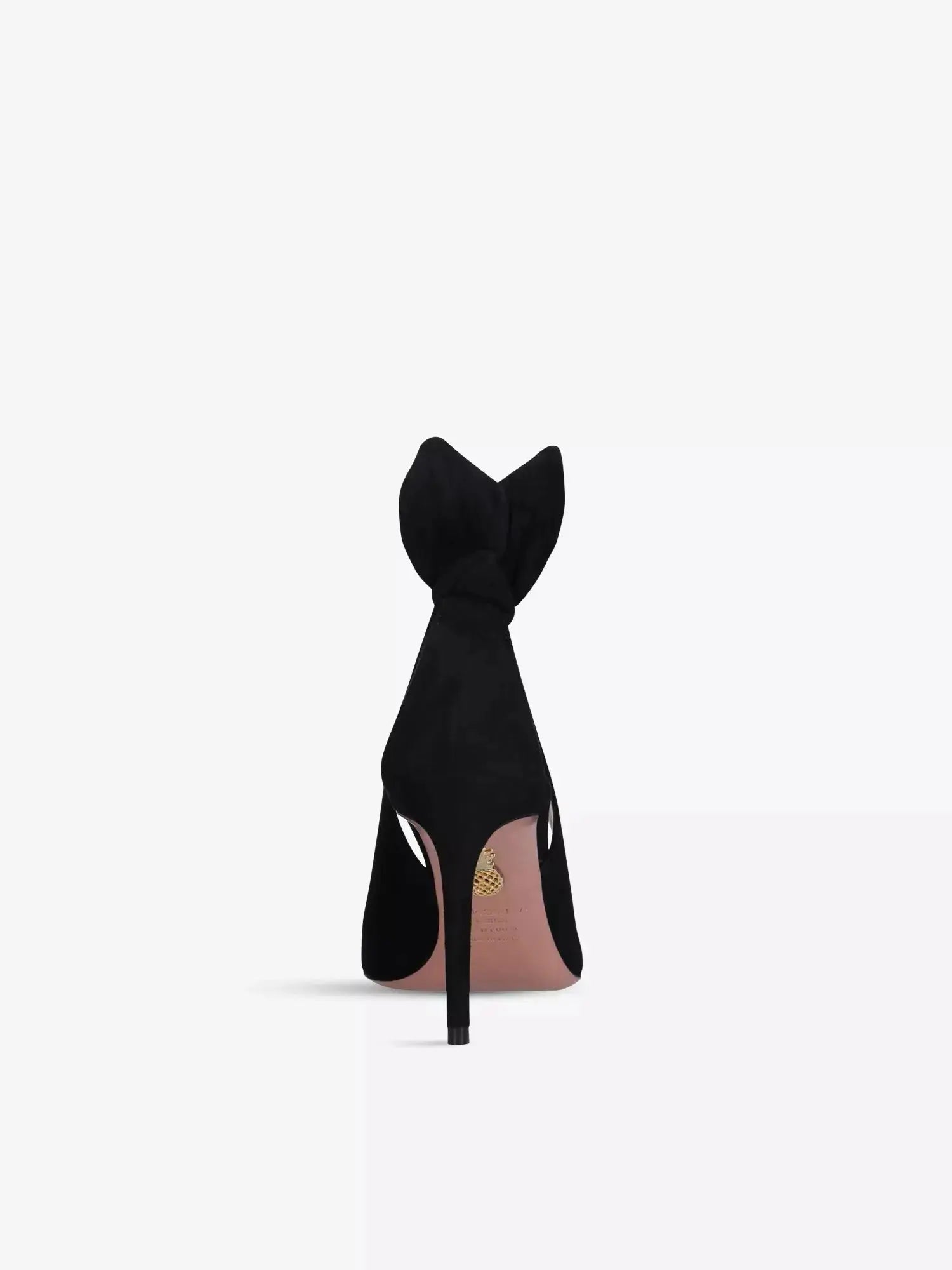 Women's Bow Tie suede heeled pumps Aquazzura
