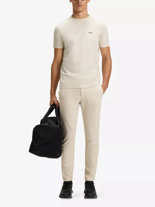 Men's Brand-Embossed Short-Sleeved Stretch-Cotton T-Shirt Boss