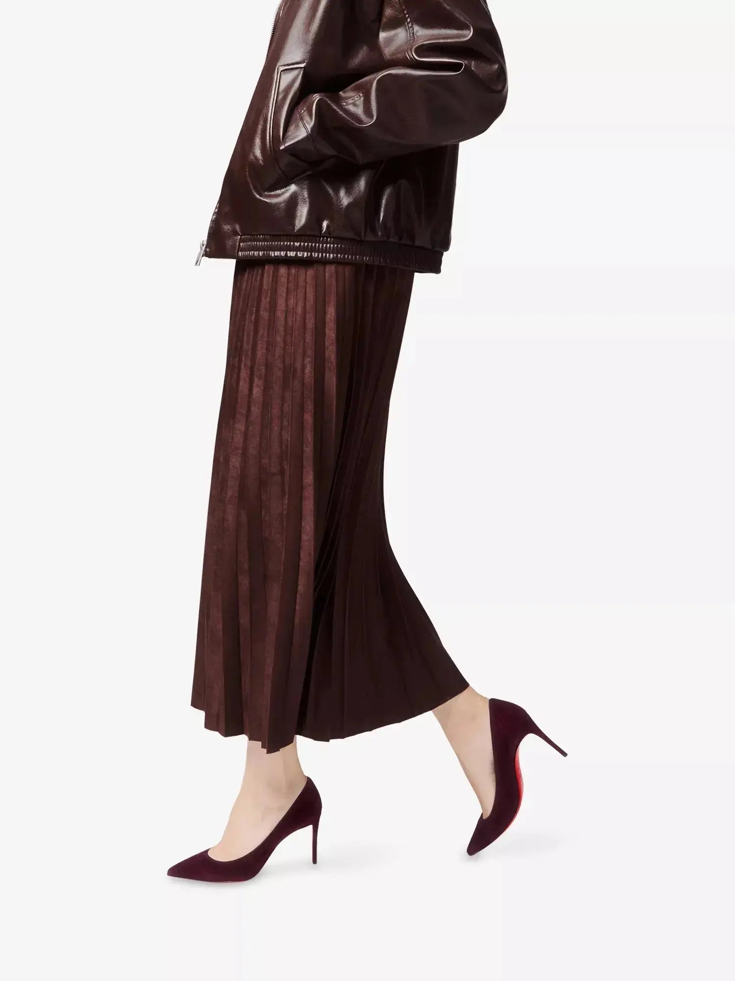 Women's Sporty Kate 85 Suede Heeled Courts Christian Louboutin
