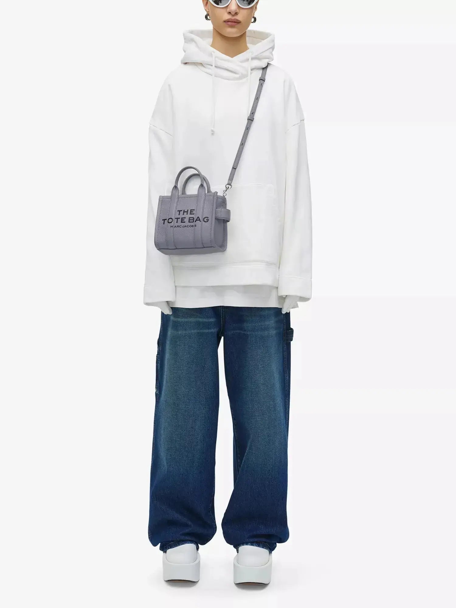 Women's The Leather Mini Tote Bag Marc Jacobs