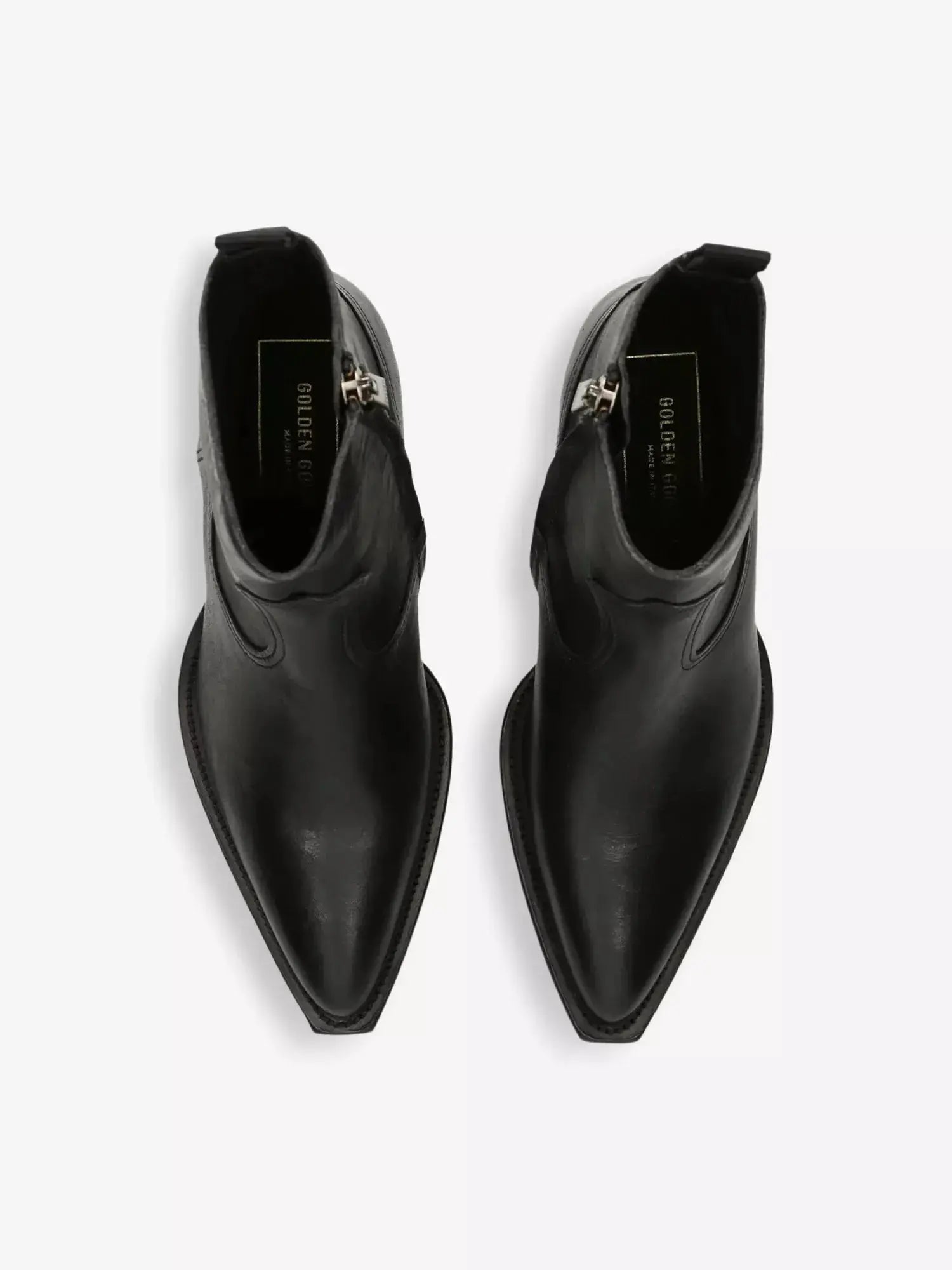 Women's Debbie leather block-heel ankle boots Golden Goose