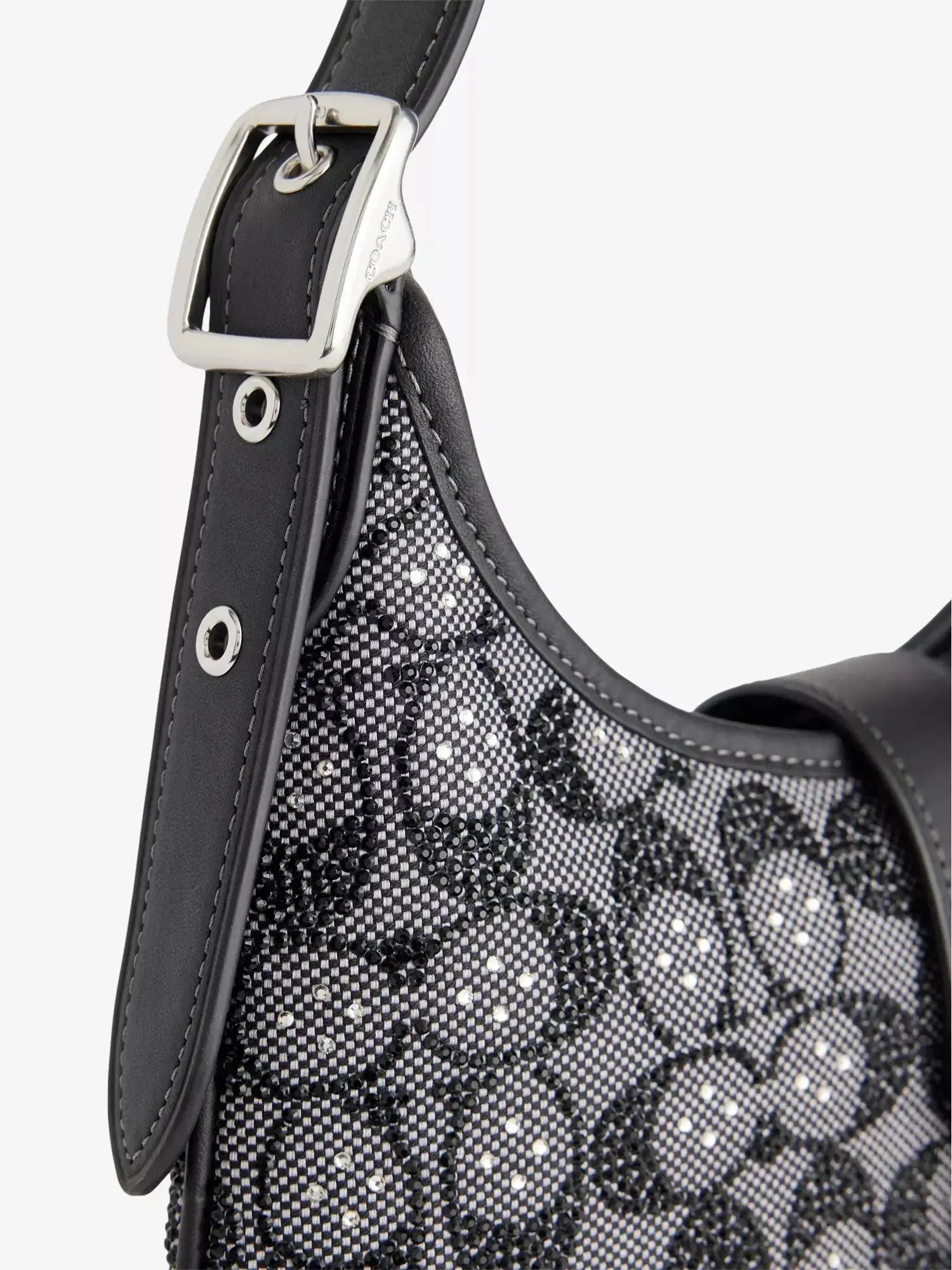 Women's Hamptons Crystal Jacquard Hobo Bag Coach