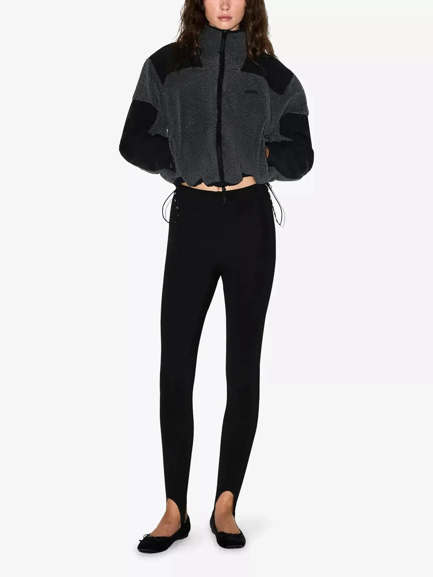 Women's Teddy Boxy-Fit Fleece Jacket SKIMS