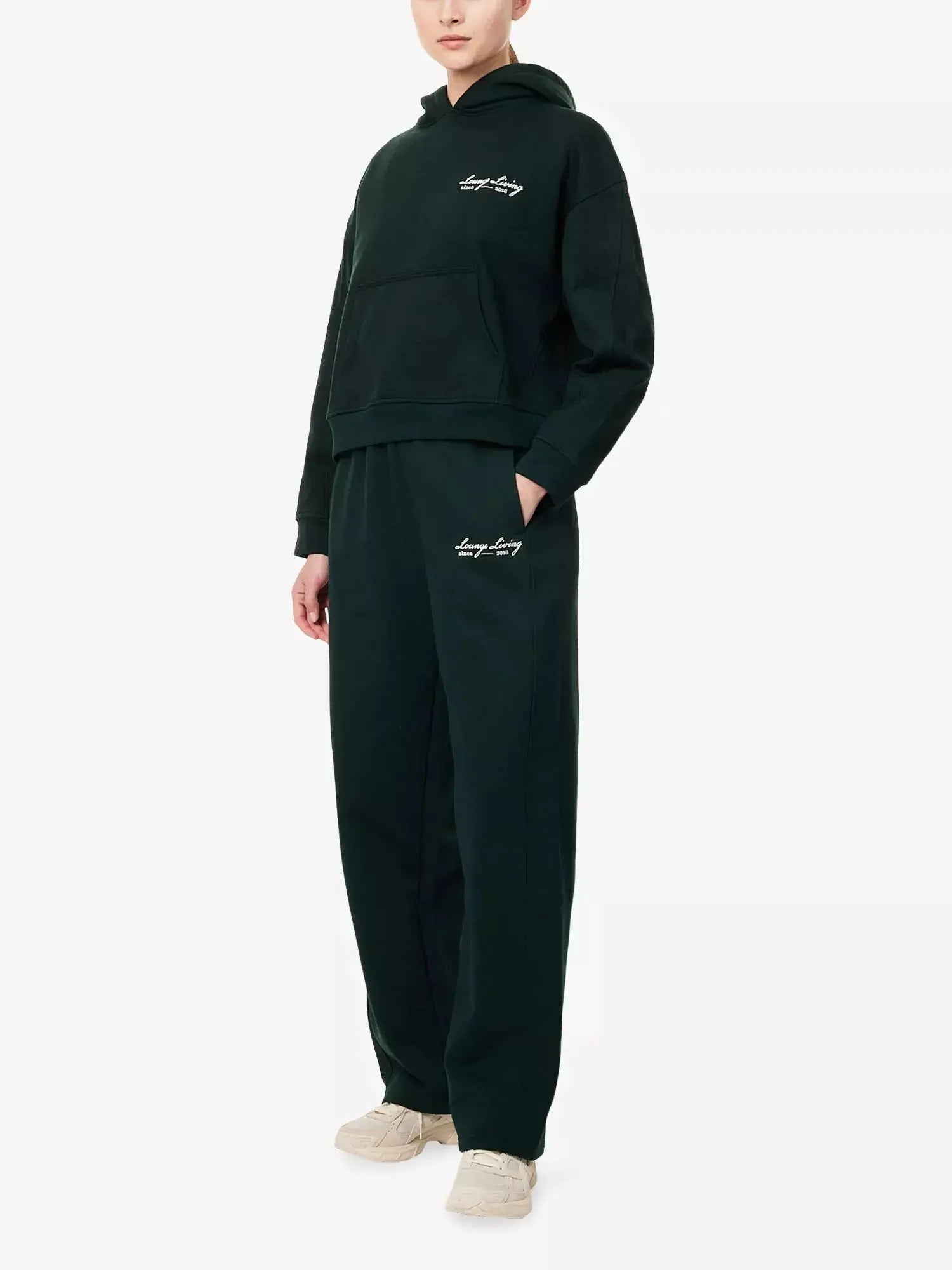 Women's Lounge Living Hooded Cotton-Jersey Hoody Lounge Underwear