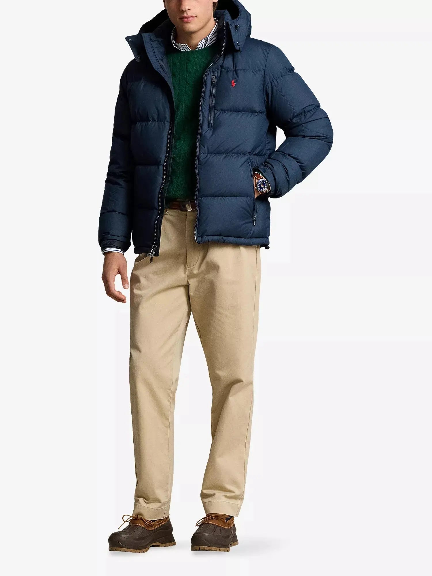 Men's Hooded Logo-Embroidered Shell Jacket Polo Ralph Lauren