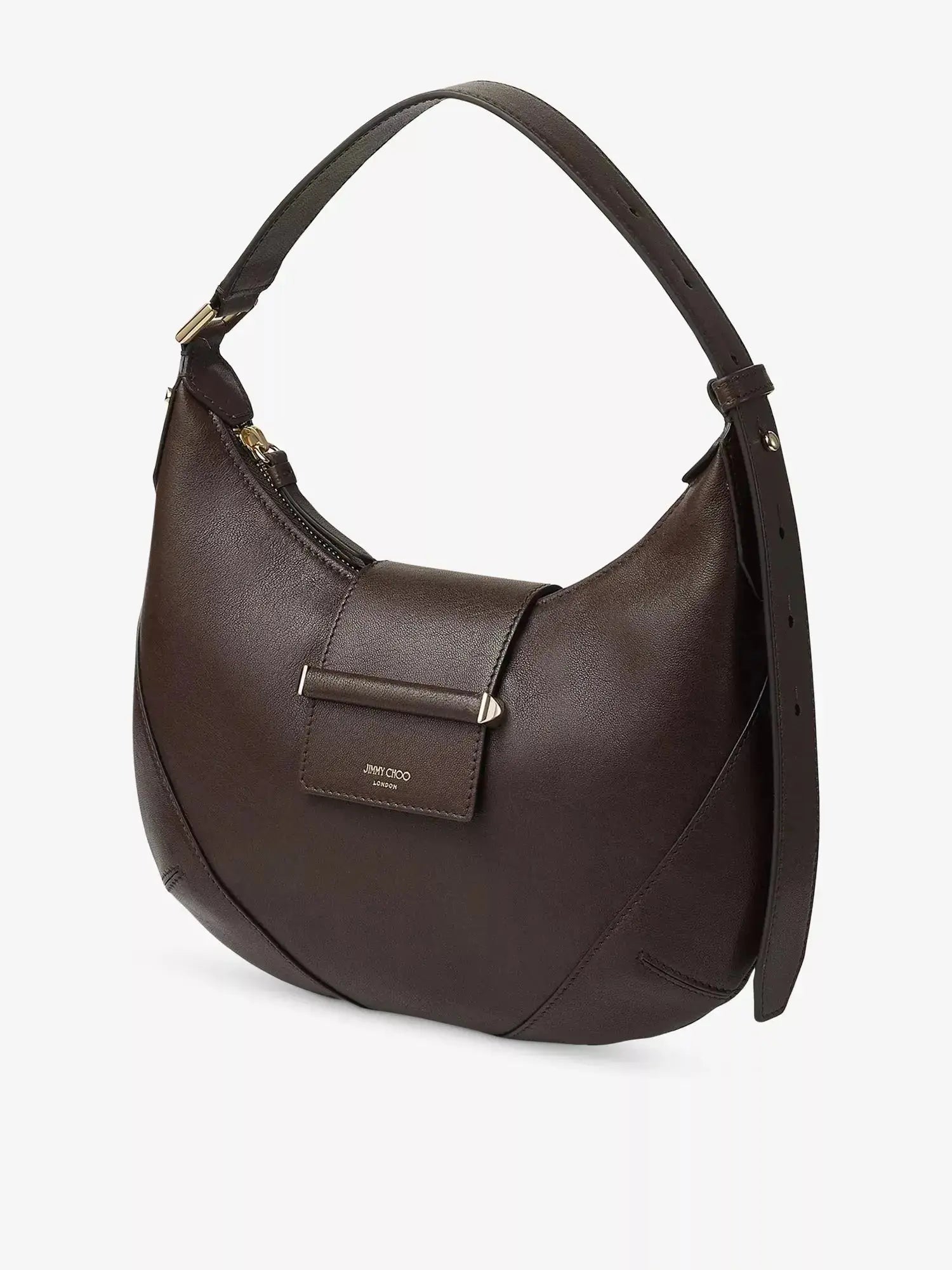 Women's Bar Hobo Small Leather Shoulder Bag Jimmy Choo