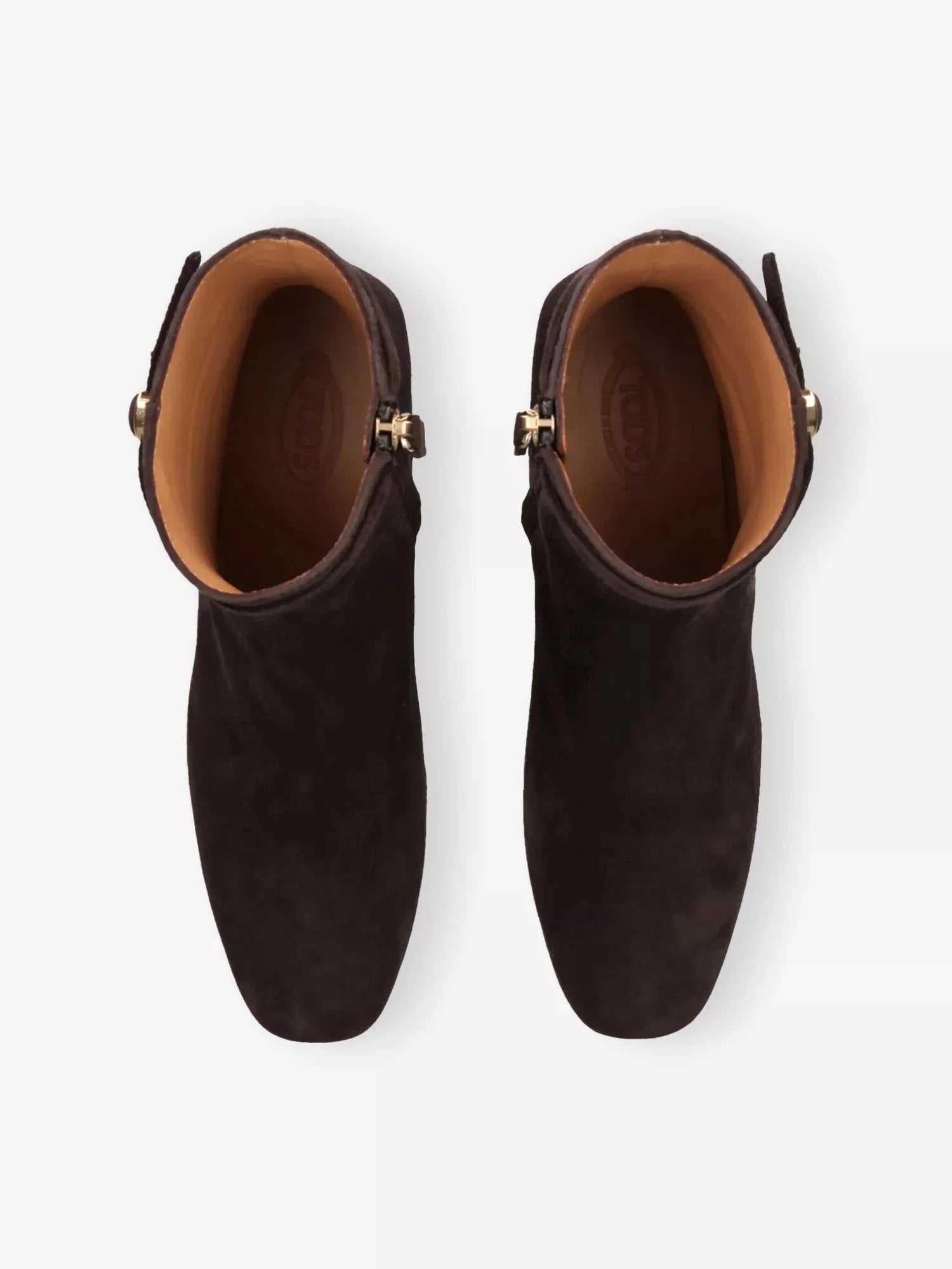 Men's Logo-Embellished Leather Heeled Ankle Boots Tod's