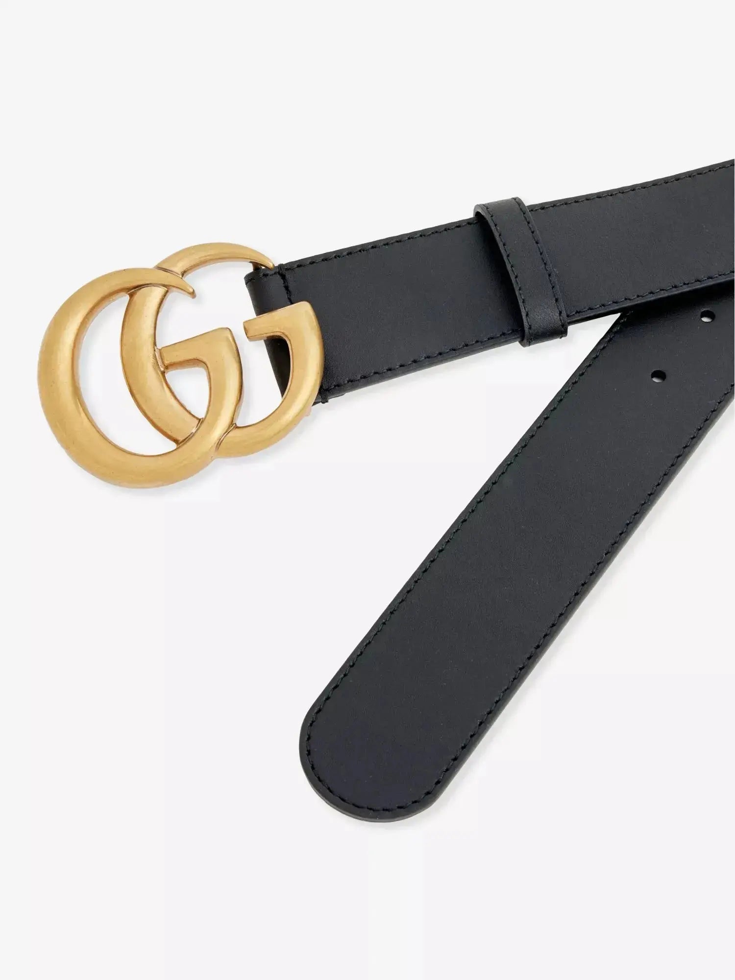 Women's Logo-buckle wide leather belt Gucci